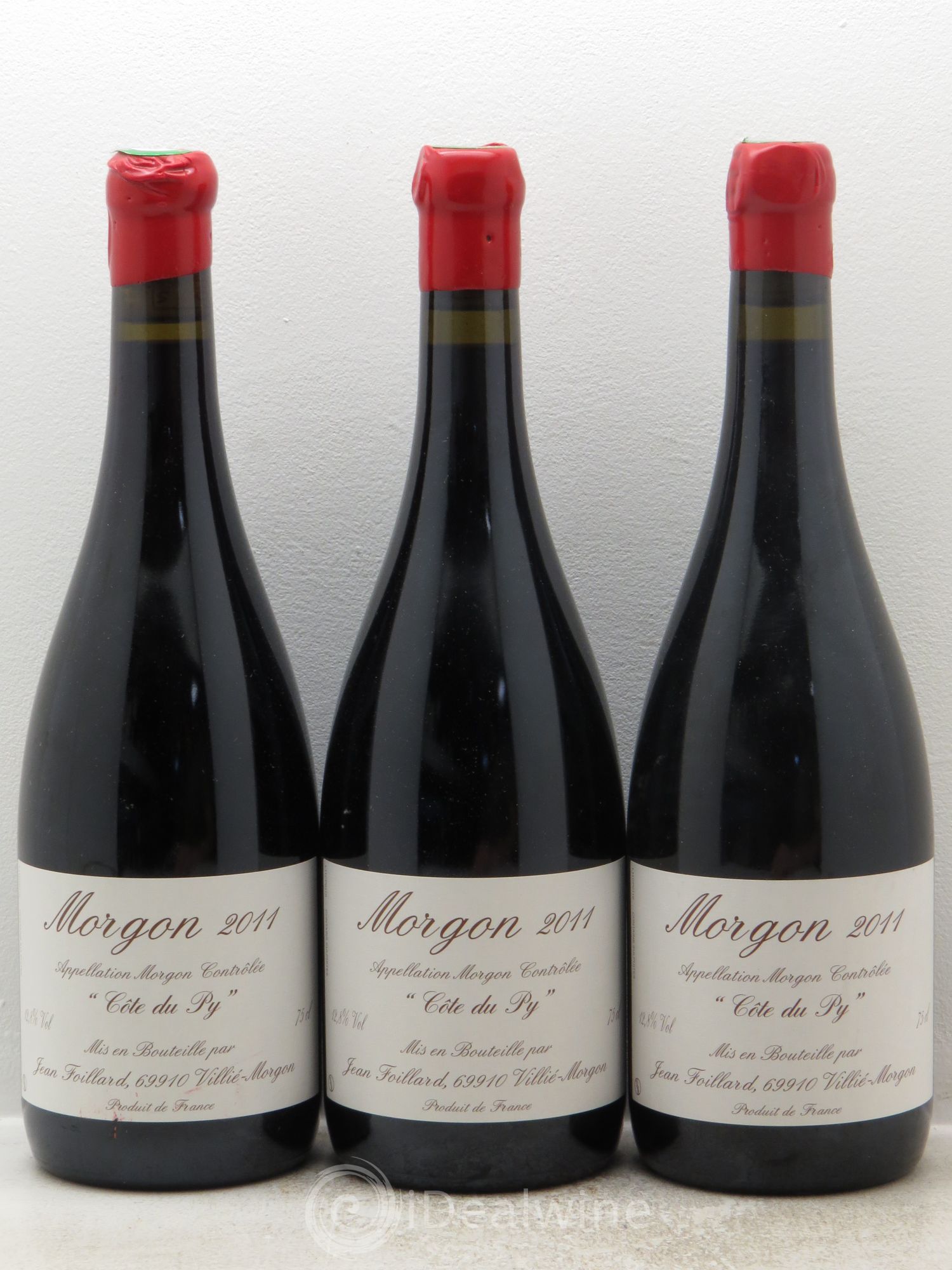 Morgon Côte du Py Jean Foillard 2011 - Lot de 3 bouteilles - 0