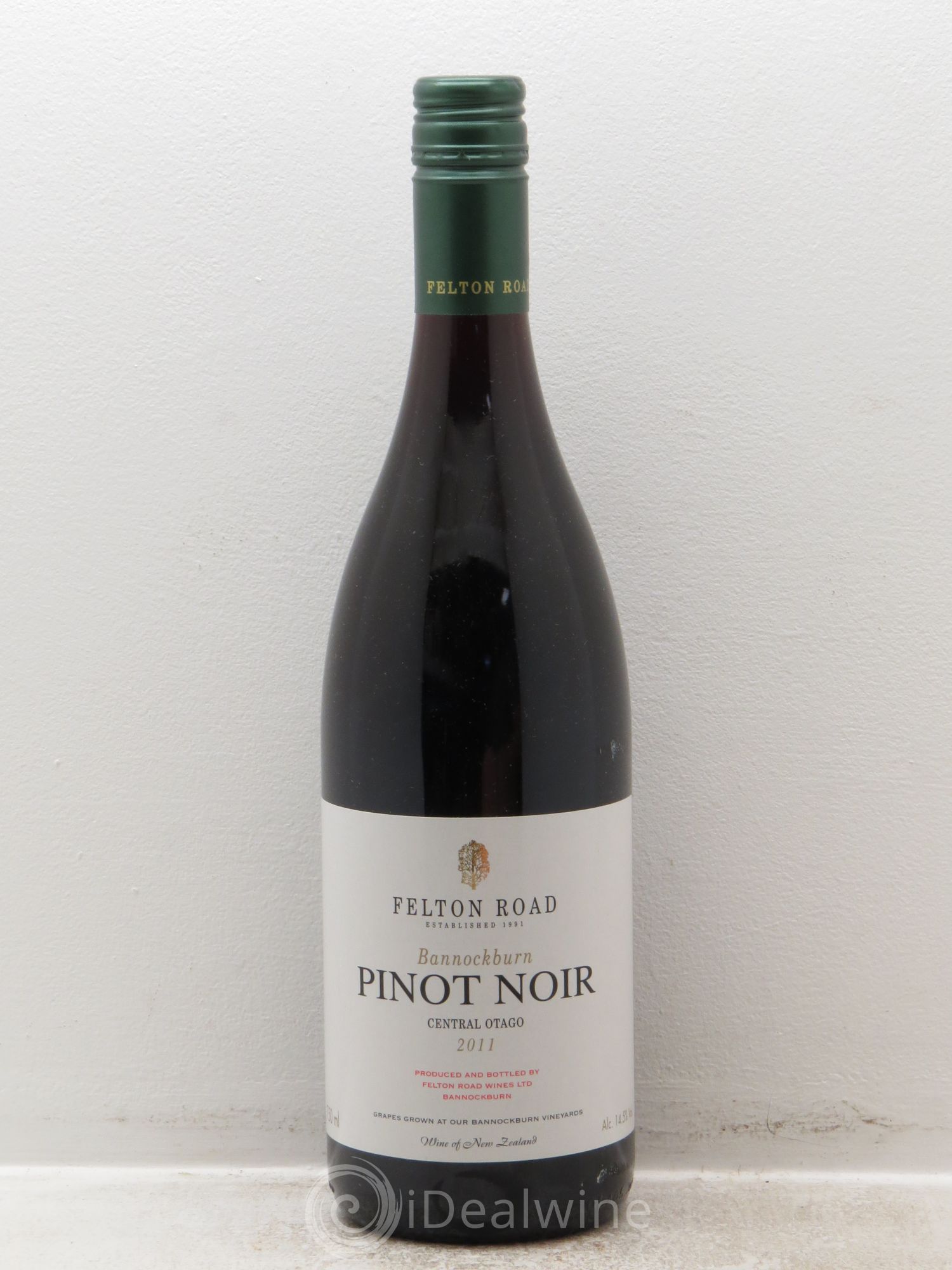 Nouvelle Zélande Pinot Noir Bannockburn Felton Road Winery 2011 - Posten von 1 Flasche - 0