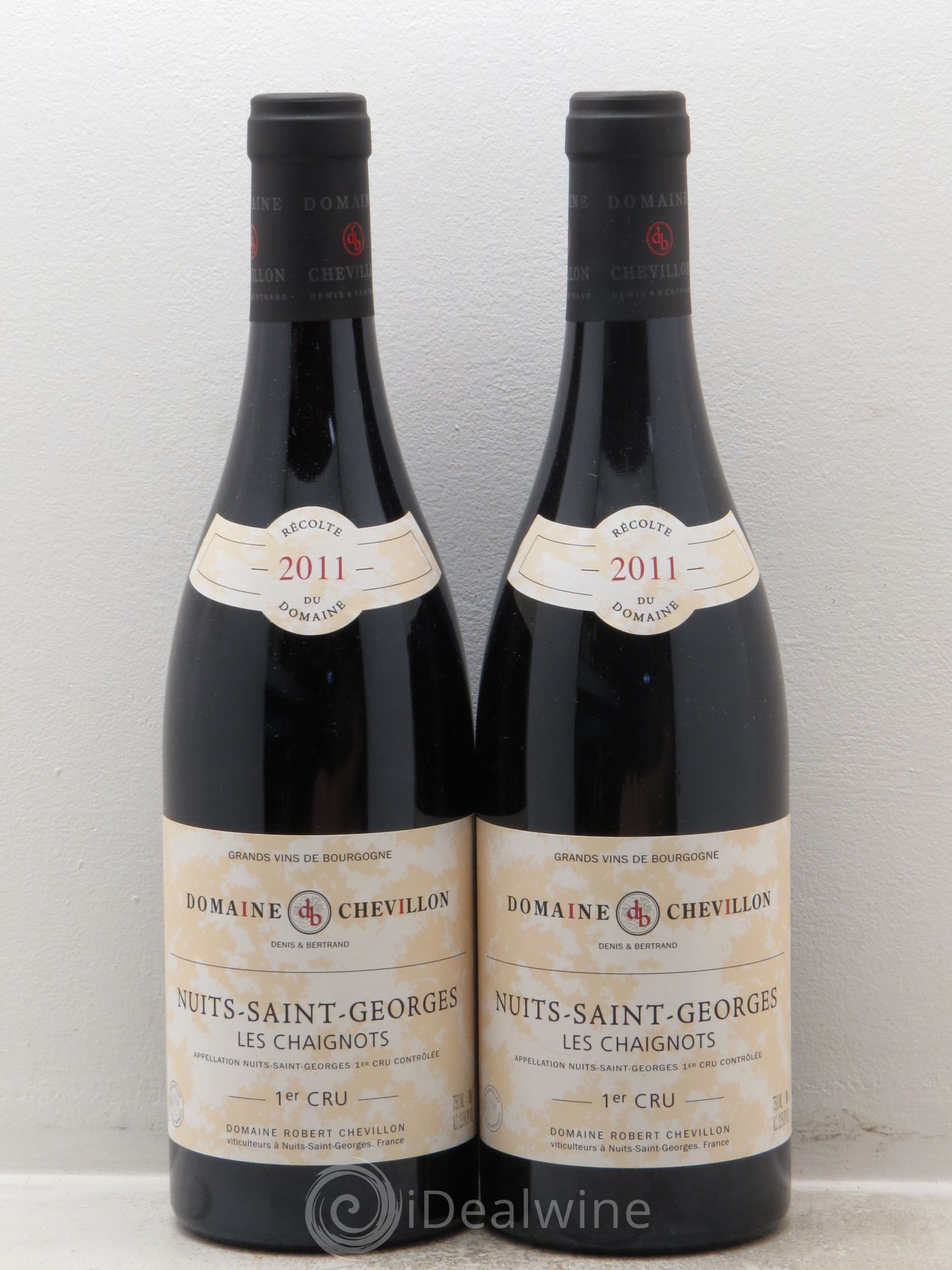 Nuits-Saint-Georges 1er Cru Les Chaignots Robert Chevillon 2011 - Lot de 2 bouteilles - 0