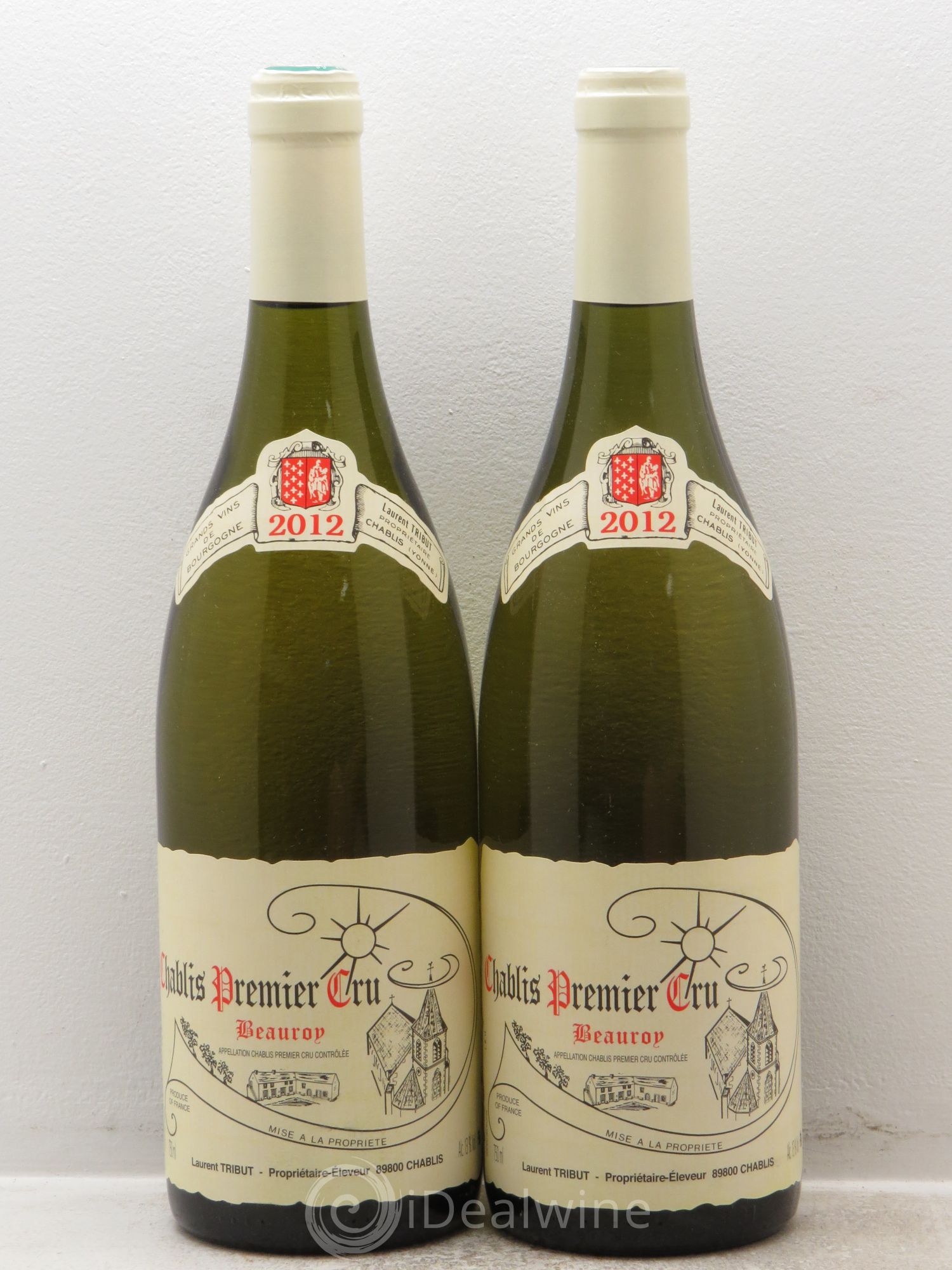 Chablis Beauroy Laurent Tribut 2012 - Posten von 2 Flaschen - 0