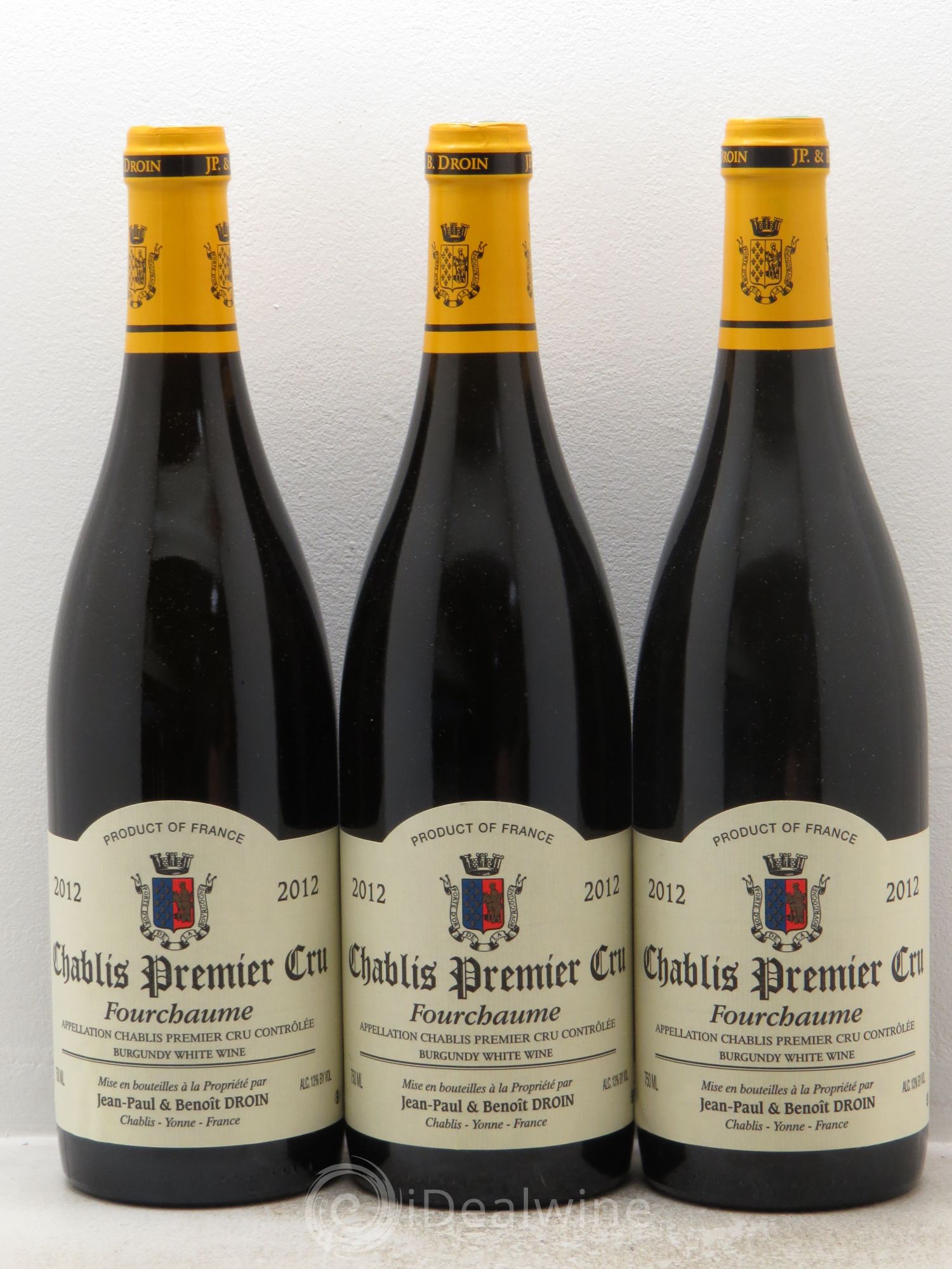 Chablis 1er Cru 2012 - Lot de 3 bouteilles - 0