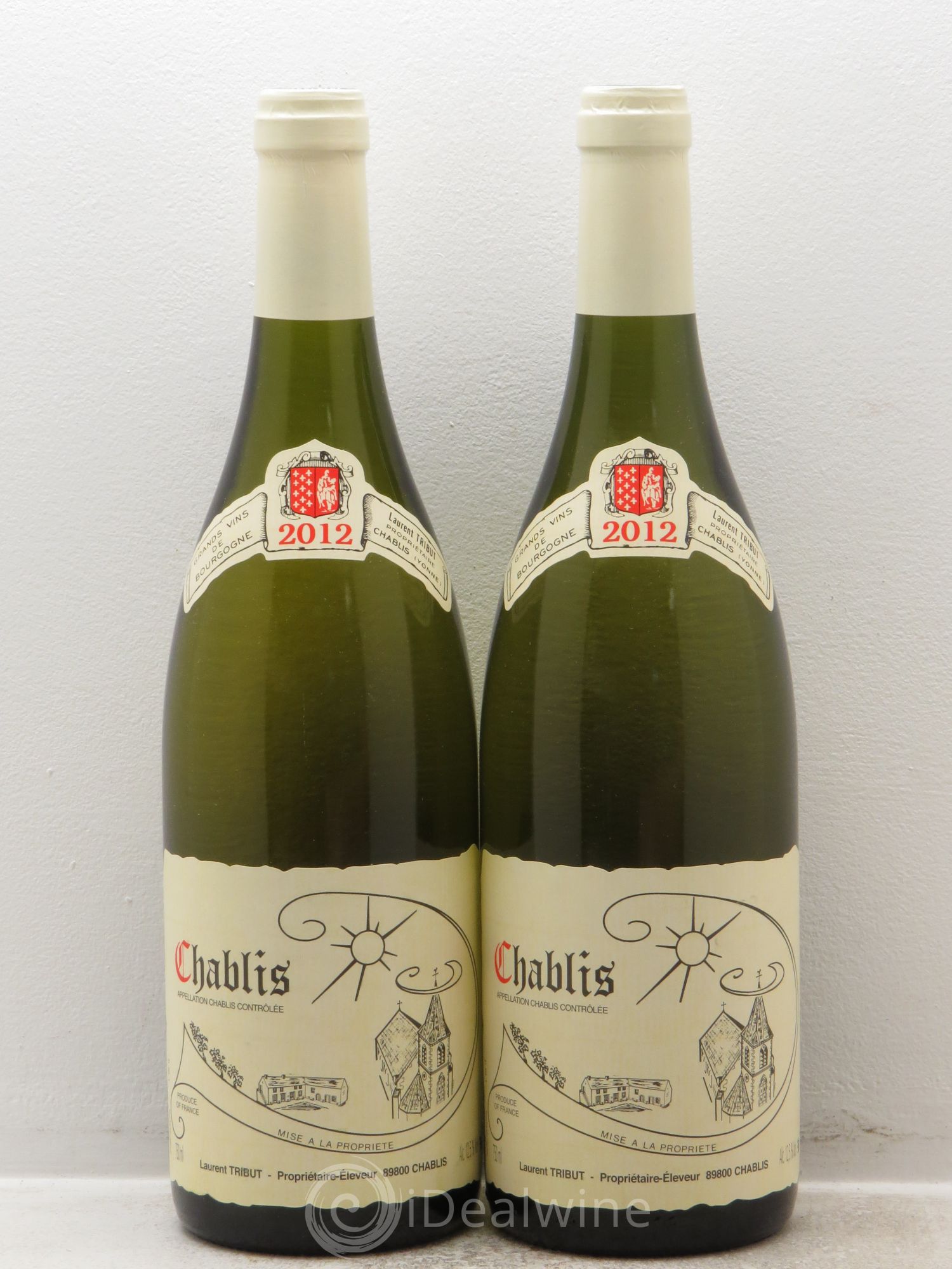 Chablis Laurent Tribut 2012 - Posten von 2 Flaschen - 0