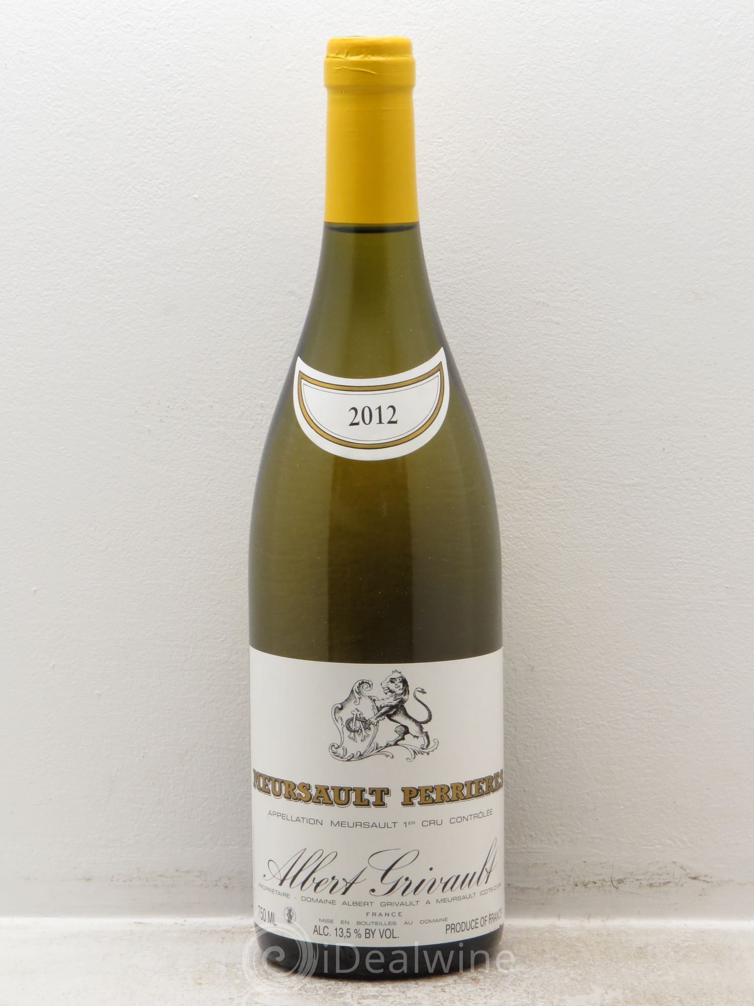 Meursault 1er Cru Perrières Albert Grivault 2012 - Lot de 1 bouteille - 0