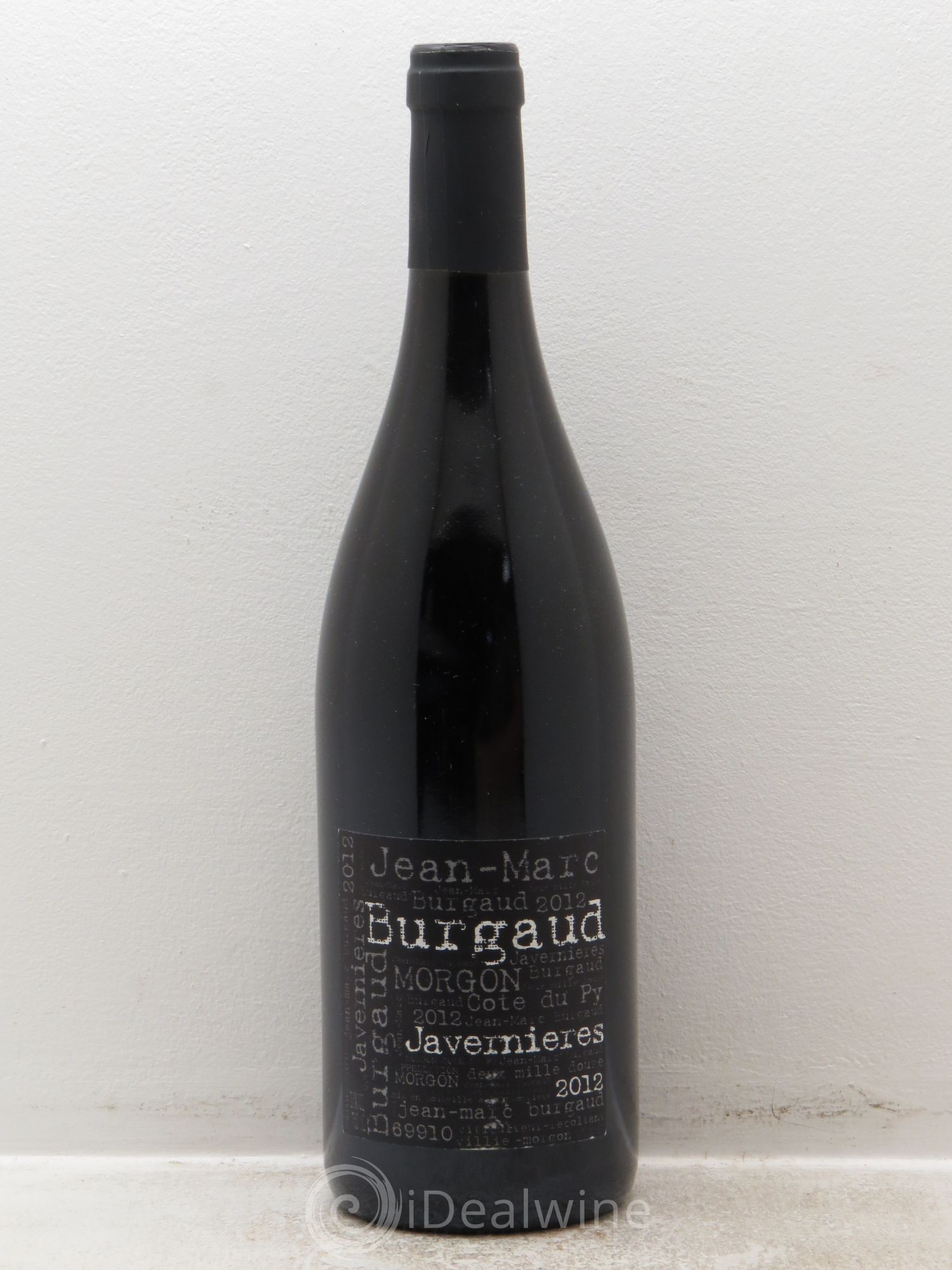 Morgon Côte du Py Javernières Jean-Marc Burgaud (Domaine) 2012 - Lot de 1 bouteille - 0
