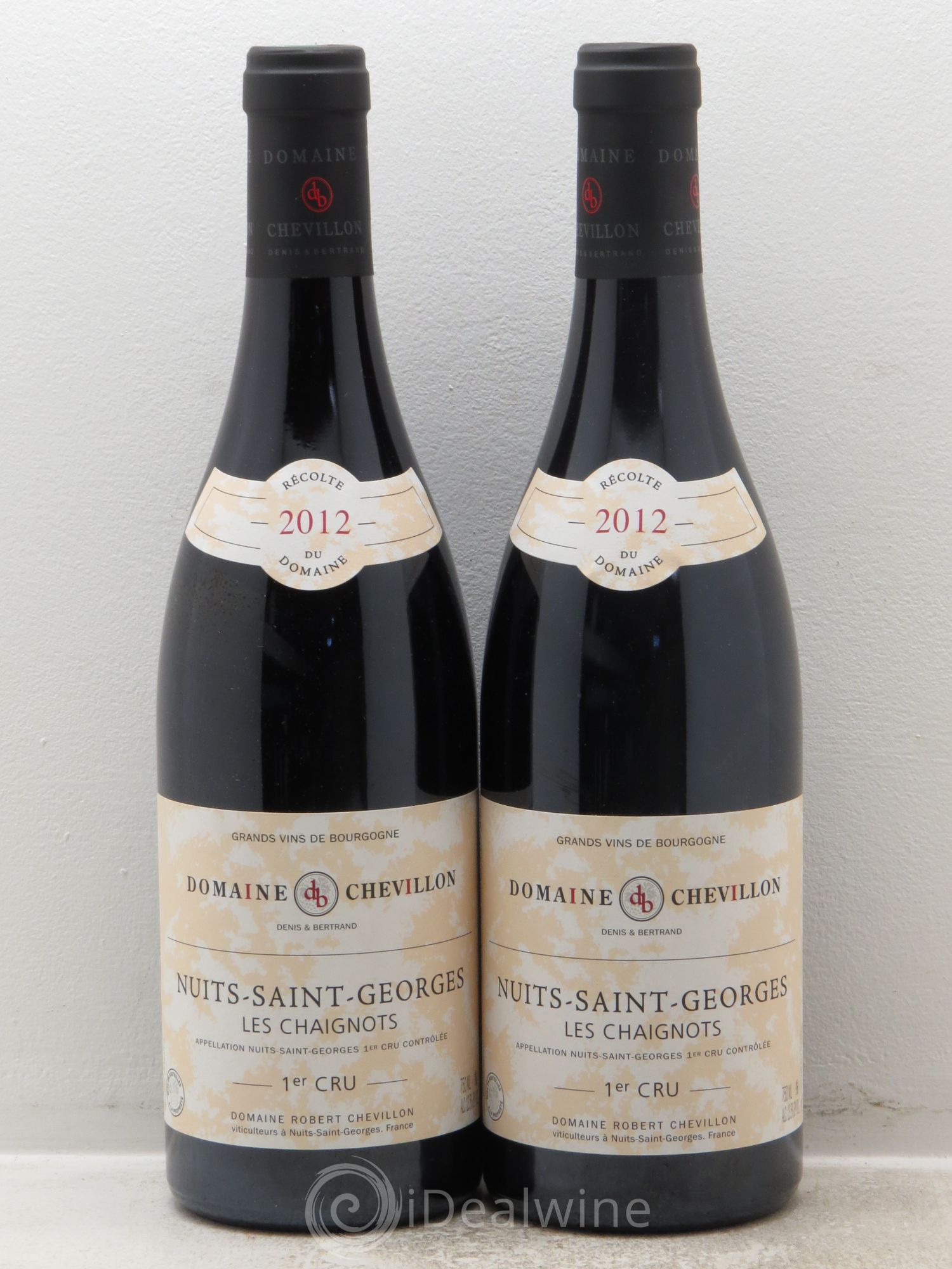 Nuits-Saint-Georges 1er Cru Les Chaignots Robert Chevillon 2012 - Lot de 2 bouteilles - 0
