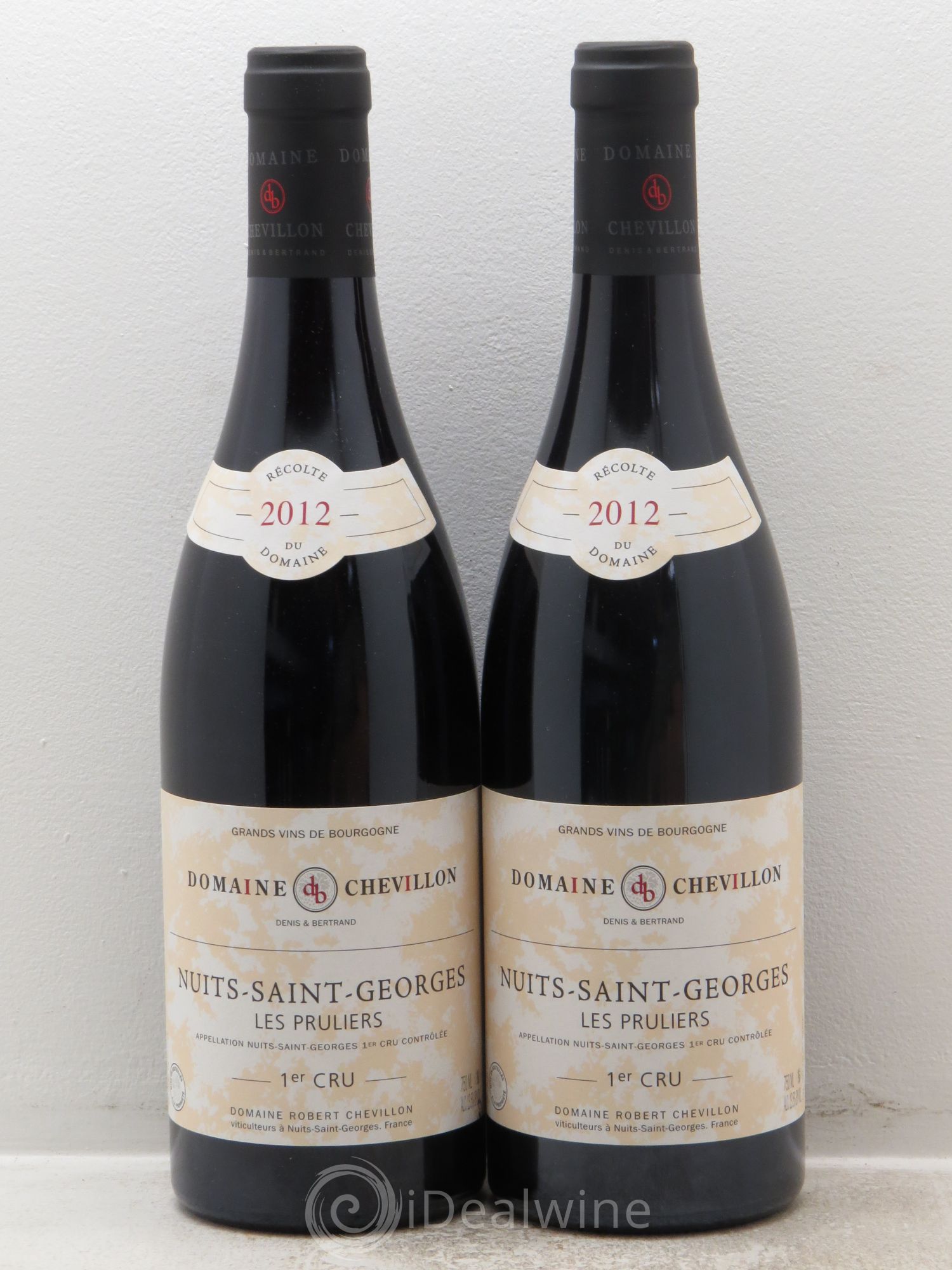 Nuits-Saint-Georges 1er Cru Les Pruliers Robert Chevillon 2012 - Lot de 2 bouteilles - 0