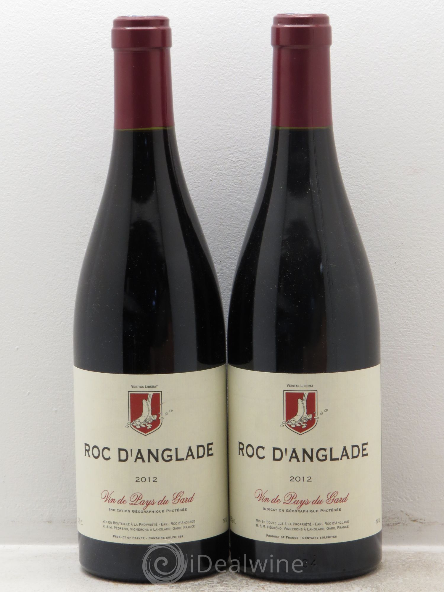 Gard Roc d'Anglade Rémy Pédréno 2012 - Lot of 2 bottles - 0