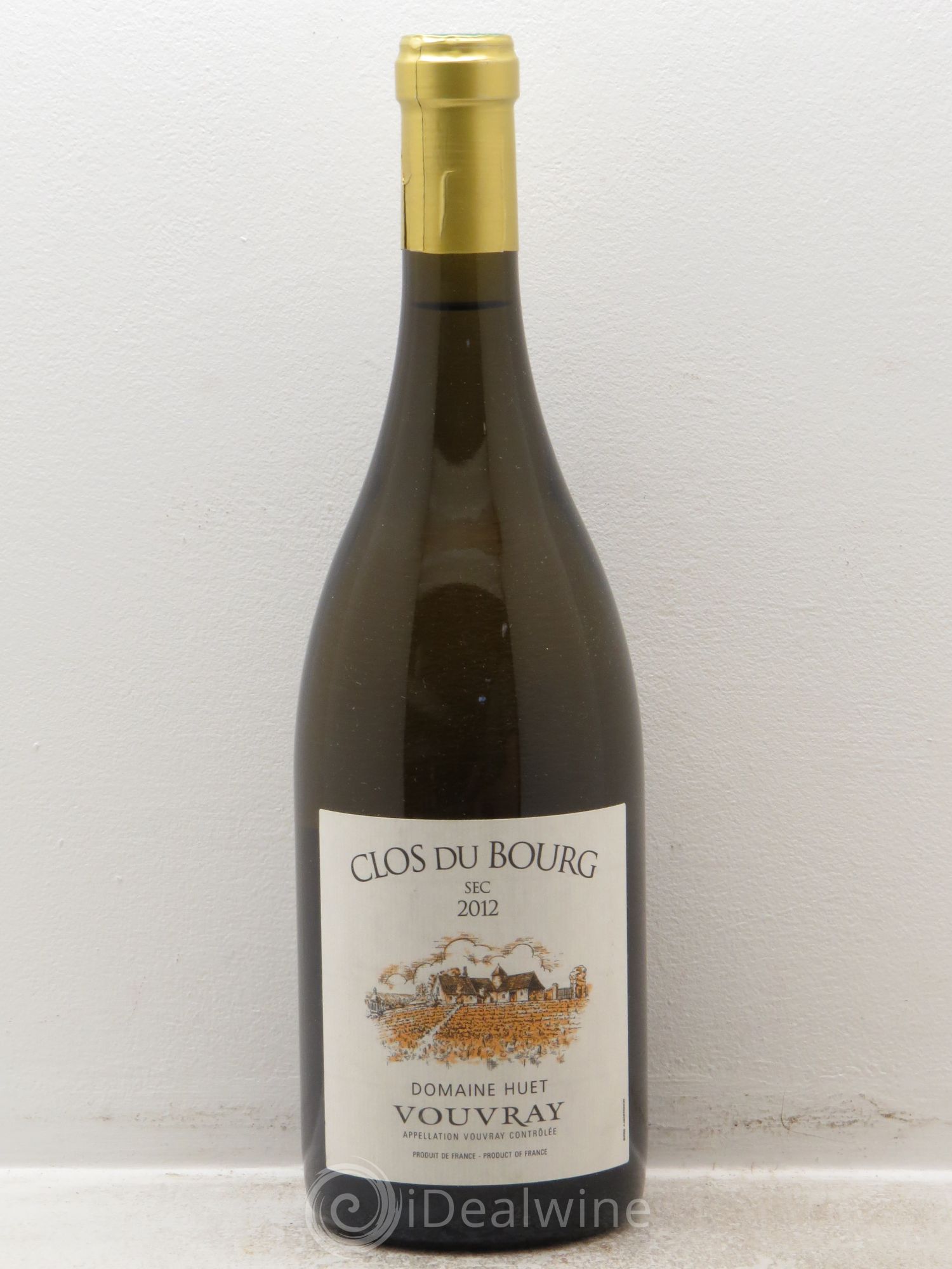 Vouvray Clos du Bourg Sec Domaine Huet 2012 - Lot de 1 bouteille - 0