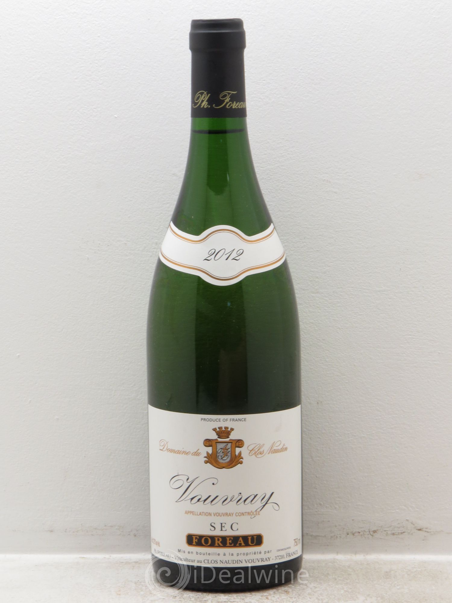 Vouvray Sec Clos Naudin - Philippe Foreau 2012 - Lot de 1 bouteille - 0