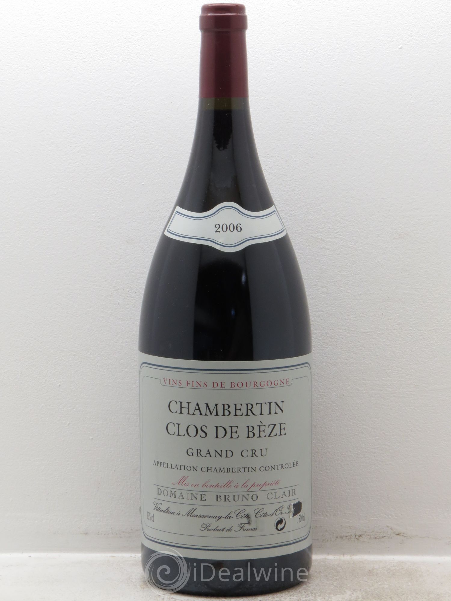 Chambertin Clos de Bèze Grand Cru Bruno Clair (Domaine) 2006 - Lot de 1 magnum - 0
