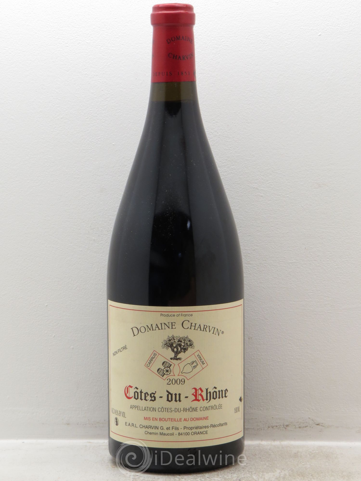 Côtes-du-Rhône Charvin (Domaine) 2009 - Lot de 1 magnum - 0