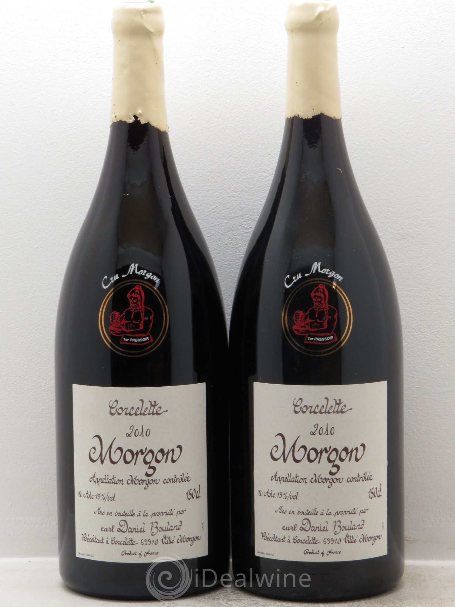 Morgon Corcelette Daniel Bouland (Domaine) 2010 - Lot de 2 magnums - 0