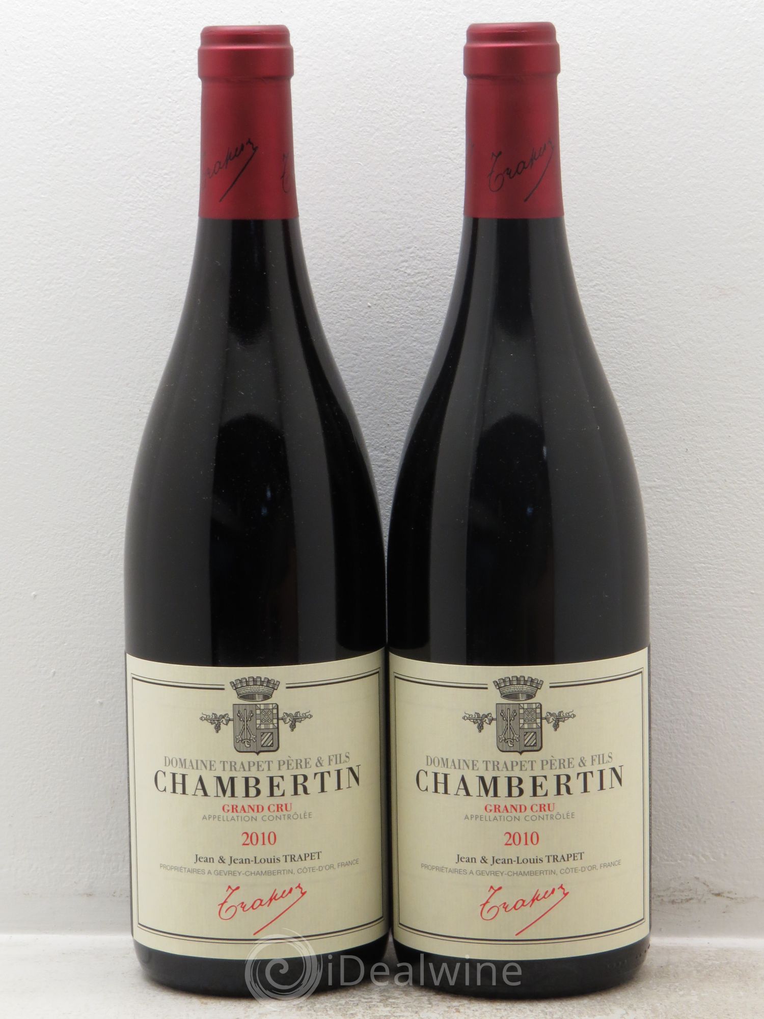 Chambertin Grand Cru Domaine Trapet 2010 - Lot de 2 bouteilles - 0
