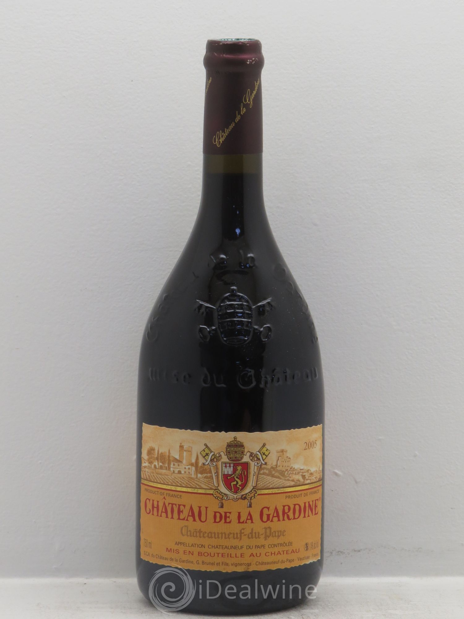 Châteauneuf-du-Pape Château de La Gardine Famille Brunel 2005 - Lot de 1 bouteille - 0