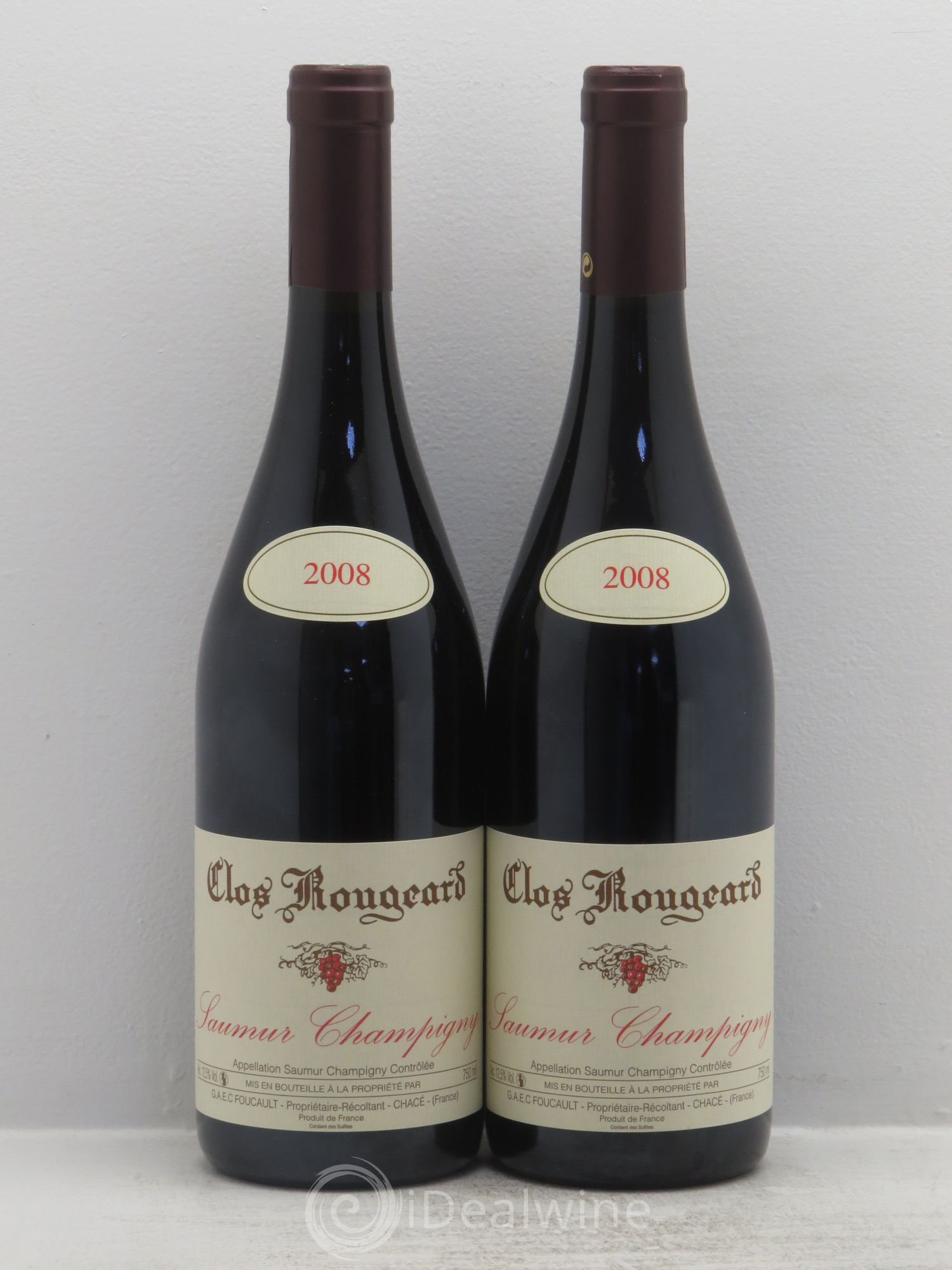 Saumur-Champigny Clos Rougeard 2008 - Lot de 2 bouteilles - 0