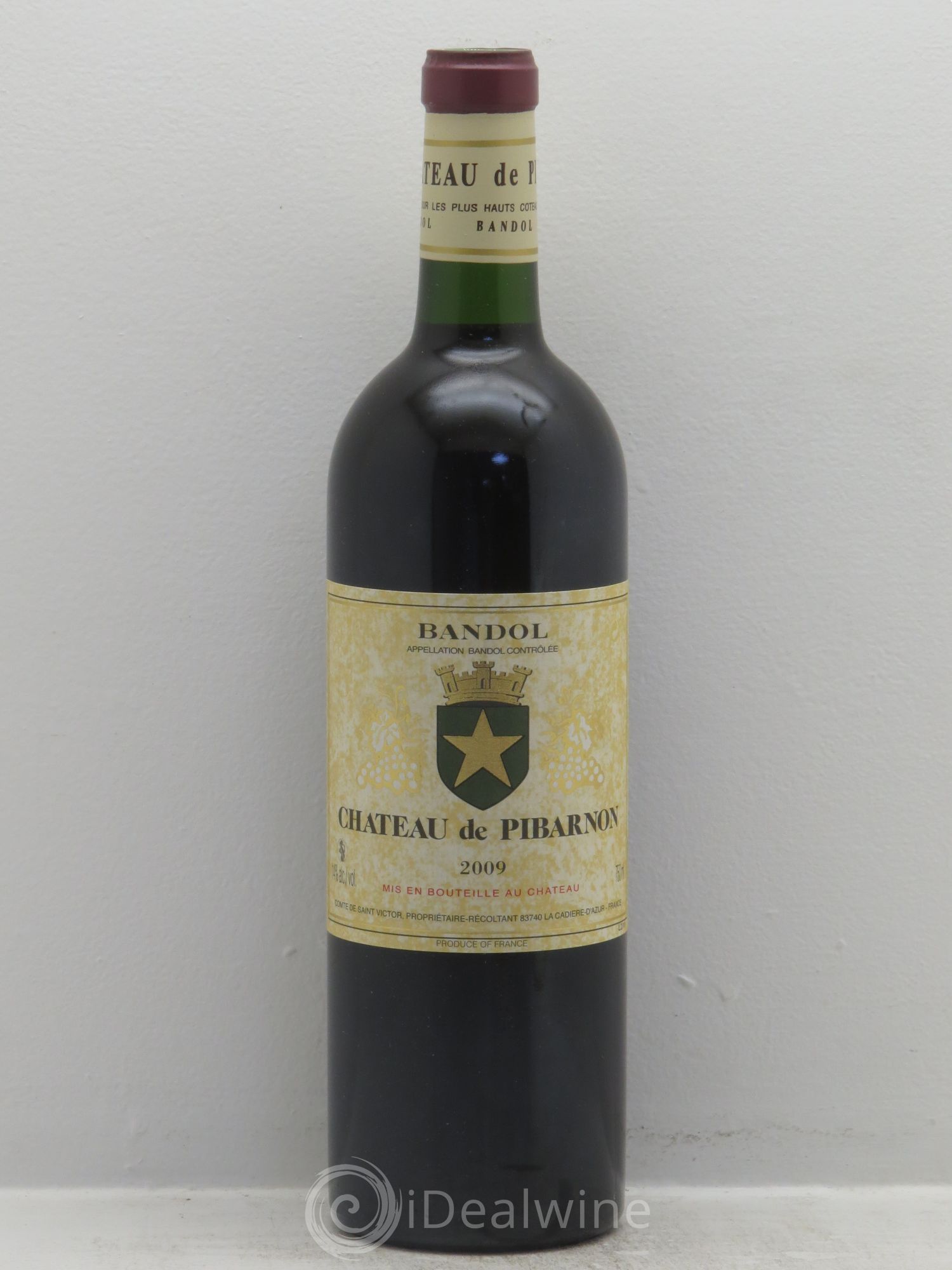 Bandol Château de Pibarnon Comte de Saint-Victor 2009 - Lot de 1 bouteille - 0