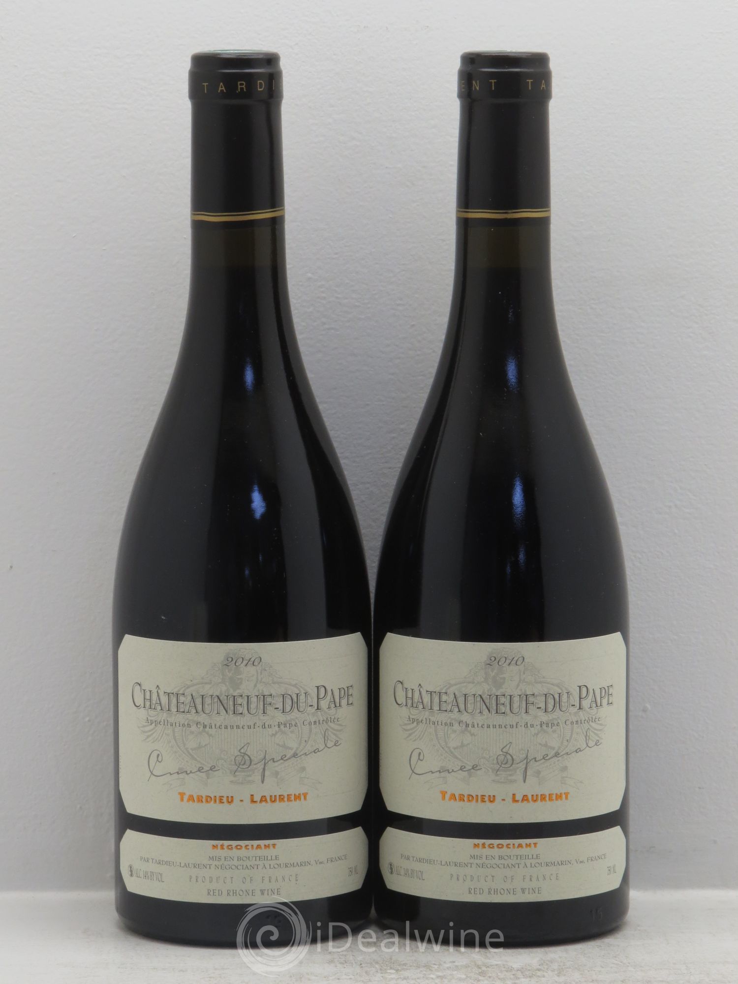 Châteauneuf-du-Pape Tardieu-Laurent Cuvée spéciale Famille Tardieu 2010 - Lot de 2 bouteilles - 0