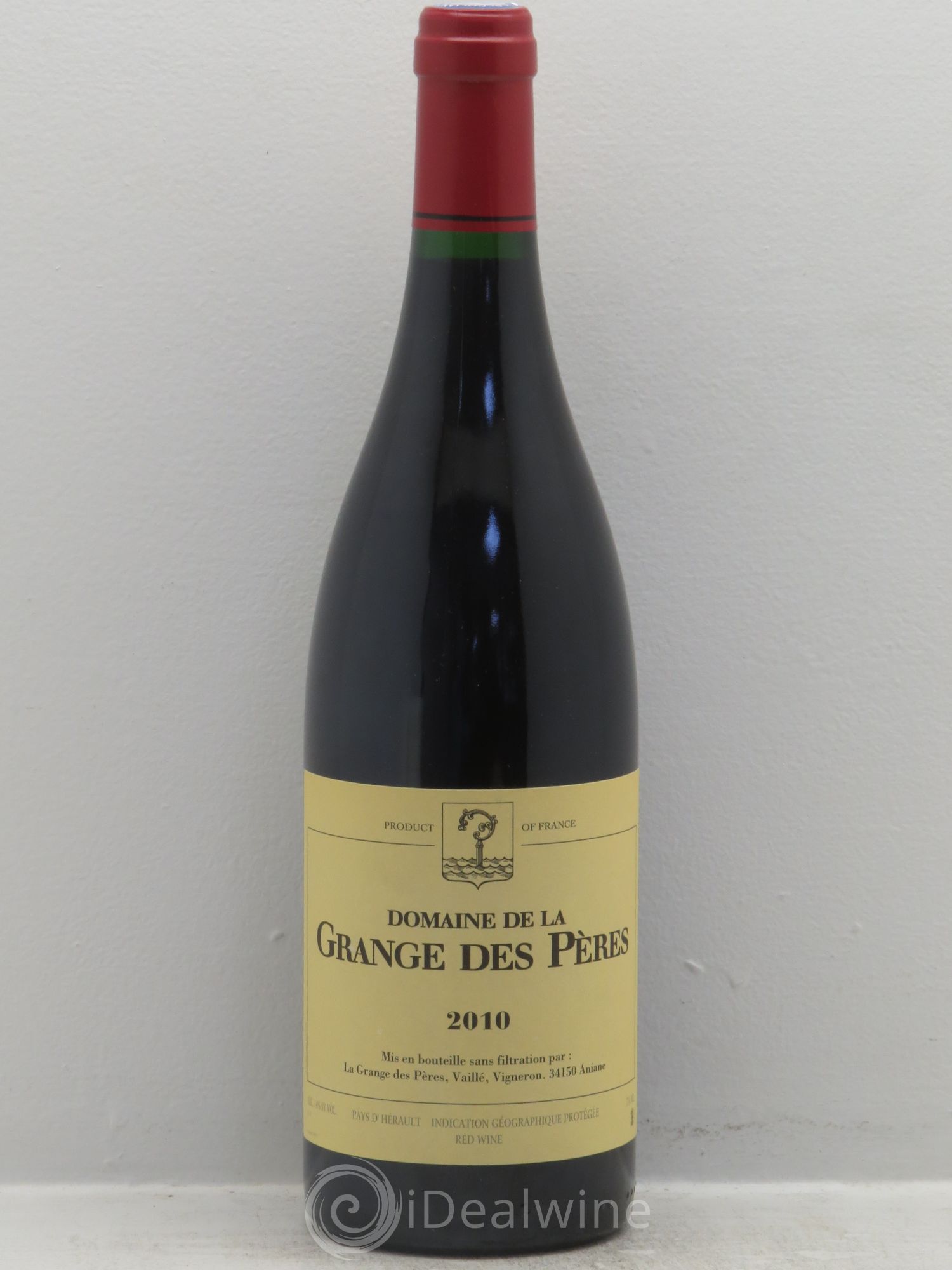 Pays d'Hérault Grange des Pères Laurent Vaillé 2010 - Lot de 1 bouteille - 0