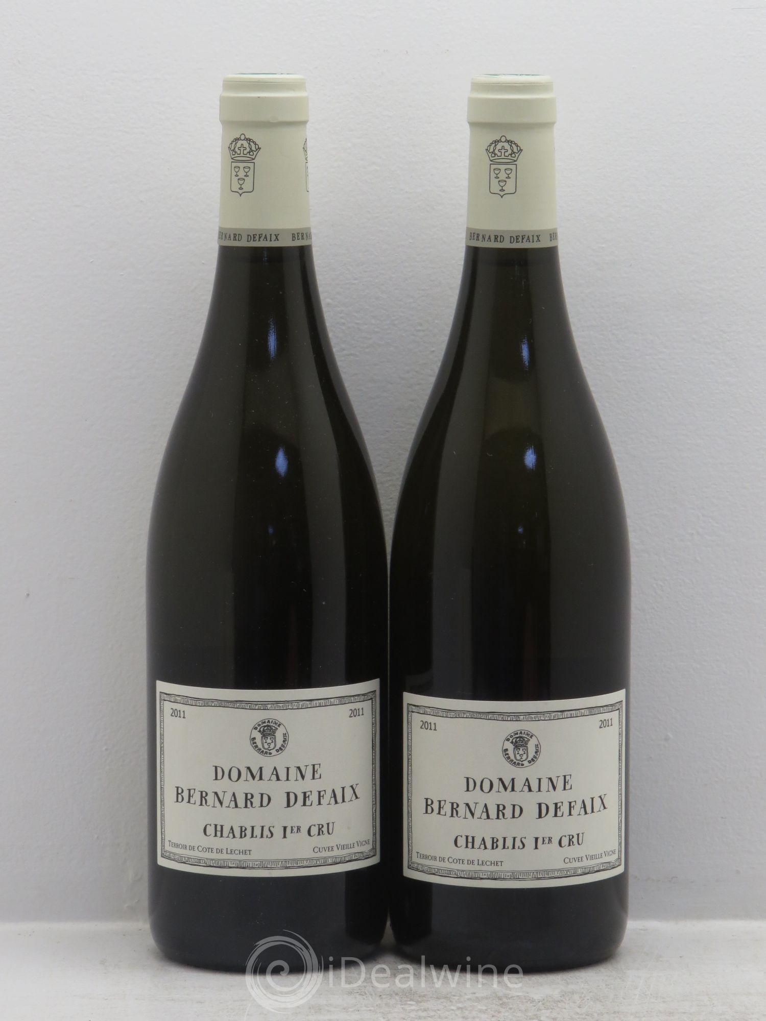 Chablis 1er Cru Côte de Léchet Bernard Defaix Vieilles vignes 2011 - Lot de 2 bouteilles - 0