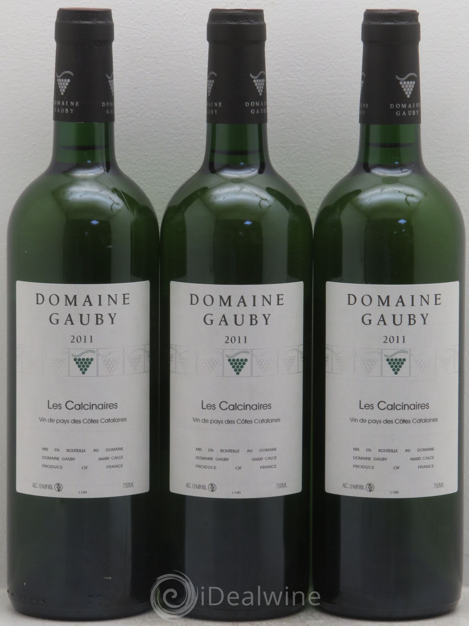 Côtes Catalanes Les Calcinaires Gauby (Domaine) 2011 - Lot de 3 bouteilles - 0