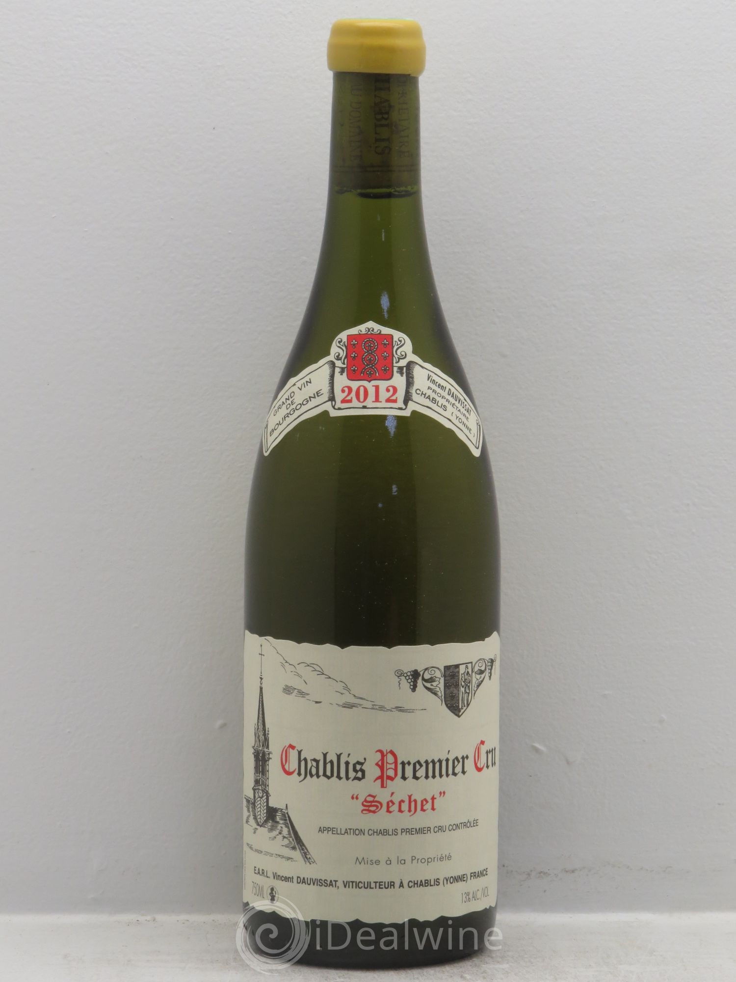 Chablis 1er Cru Séchet Vincent Dauvissat (Domaine) 2012 - Lot de 1 bouteille - 0