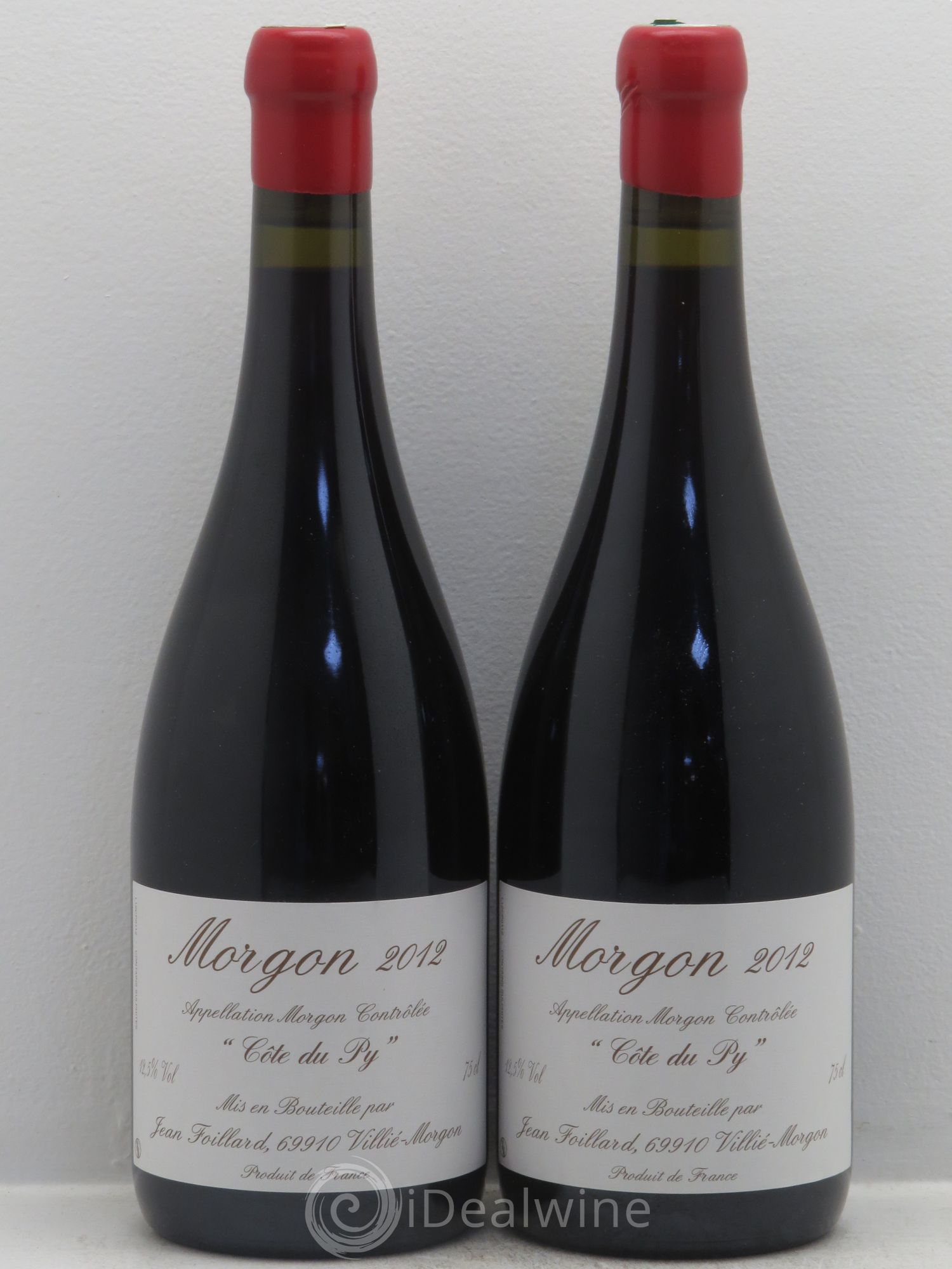 Morgon Côte du Py Jean Foillard 2012 - Lot de 2 bouteilles - 0