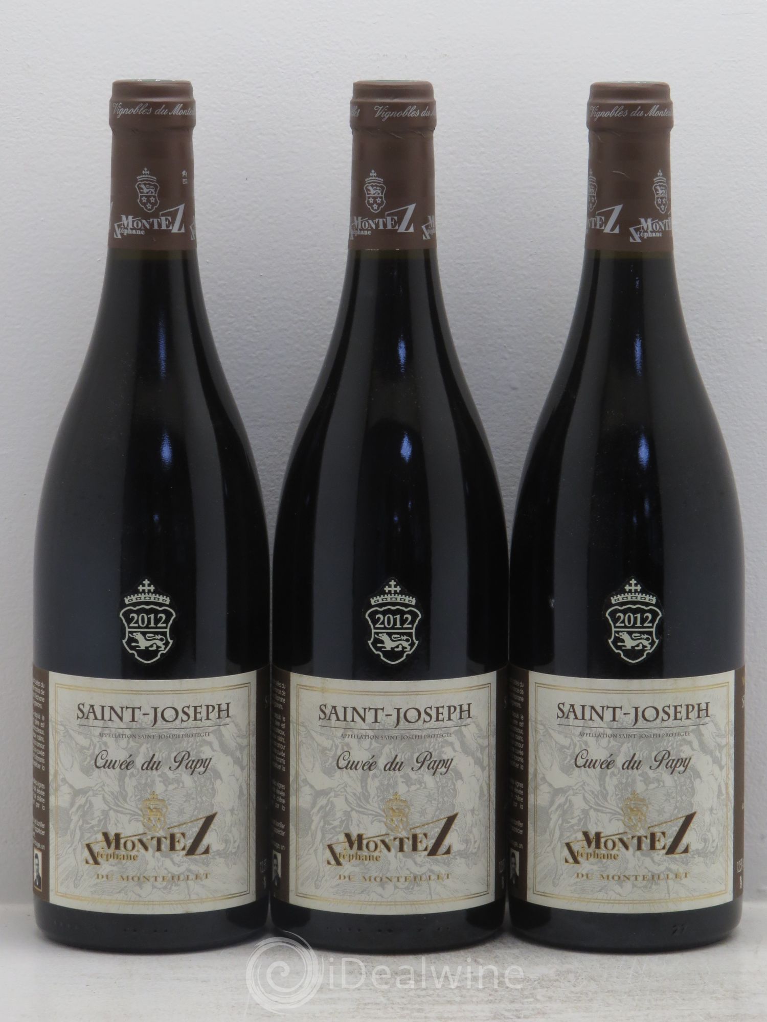 Saint-Joseph Cuvée du Papy Monteillet (Domaine du) - Stéphane Montez 2012 - Lot de 3 bouteilles - 0