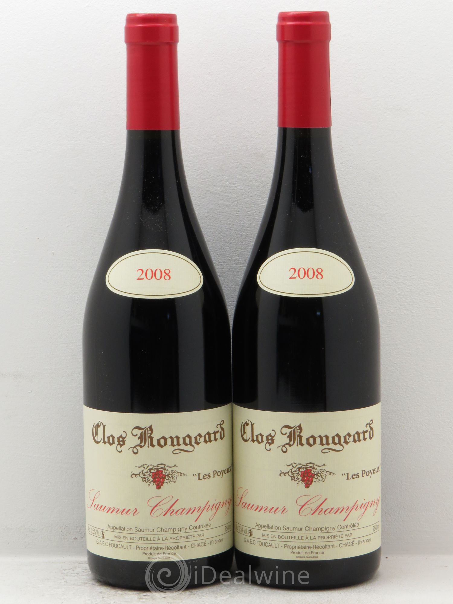 Saumur-Champigny Les Poyeux Clos Rougeard 2008 - Lot de 2 bouteilles - 0