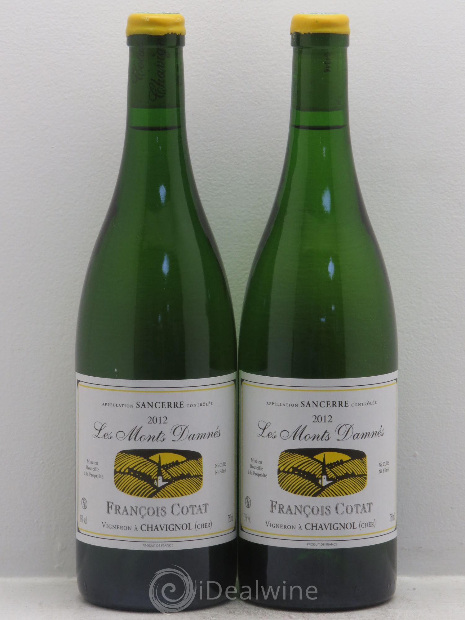 Sancerre Les Monts Damnés François Cotat 2012 - Lot de 2 bouteilles - 0