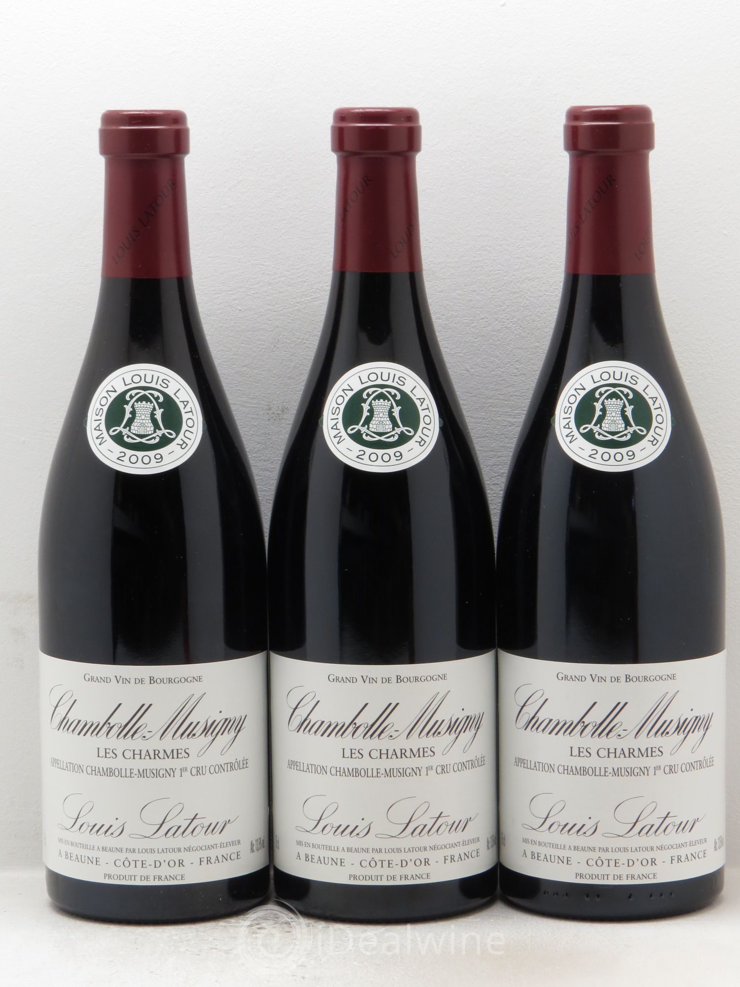 Chambolle-Musigny 1er Cru Louis Latour 2009 - Lot de 3 bouteilles - 0