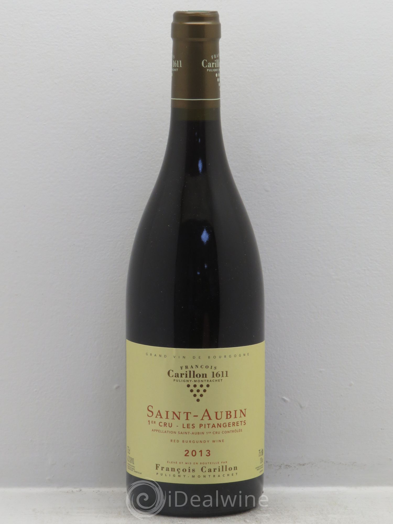 Saint-Aubin 1er Cru Les Pitangerets François Carillon 2013 - Posten von 1 Flasche - 0