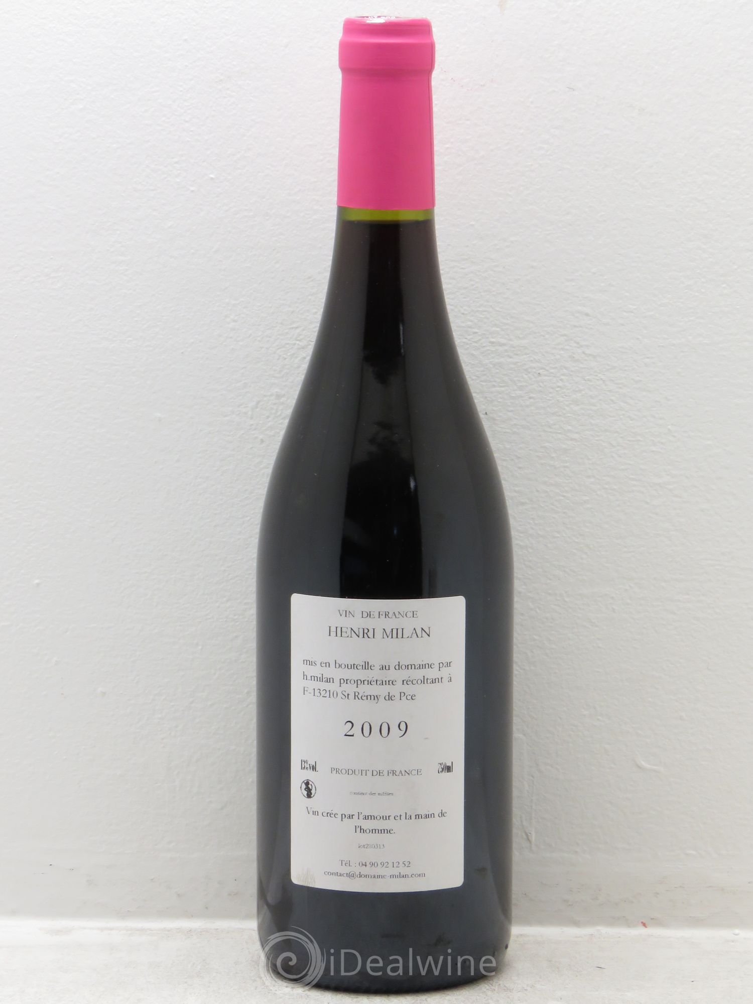 Vin de France Le Vallon Henri Milan 2009 - Lot de 1 bouteille - 1
