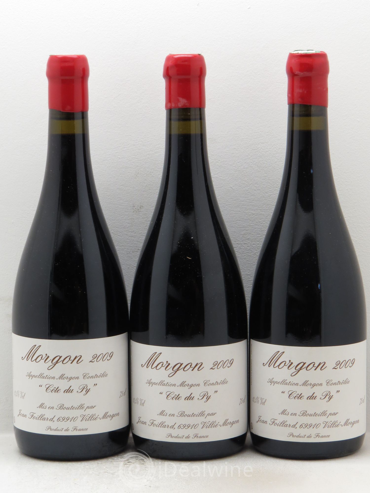 Morgon Côte du Py Jean Foillard 2009 - Lot de 3 bouteilles - 0
