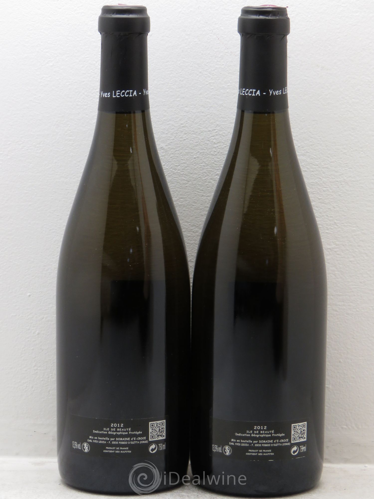 Divers Bianco gentile Leccia 2012 - Posten von 2 Flaschen - 1
