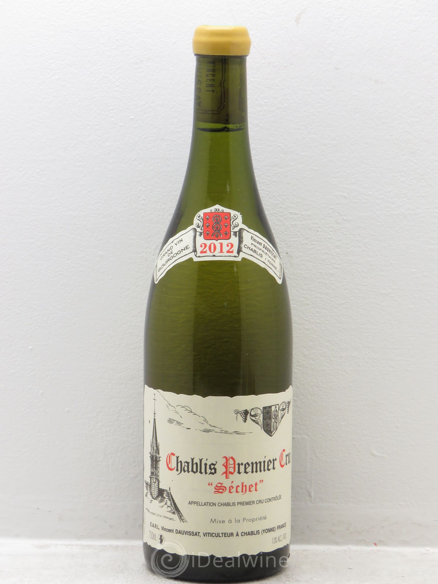 Chablis 1er Cru Séchet Vincent Dauvissat (Domaine) 2012 - Lot de 1 bouteille - 0