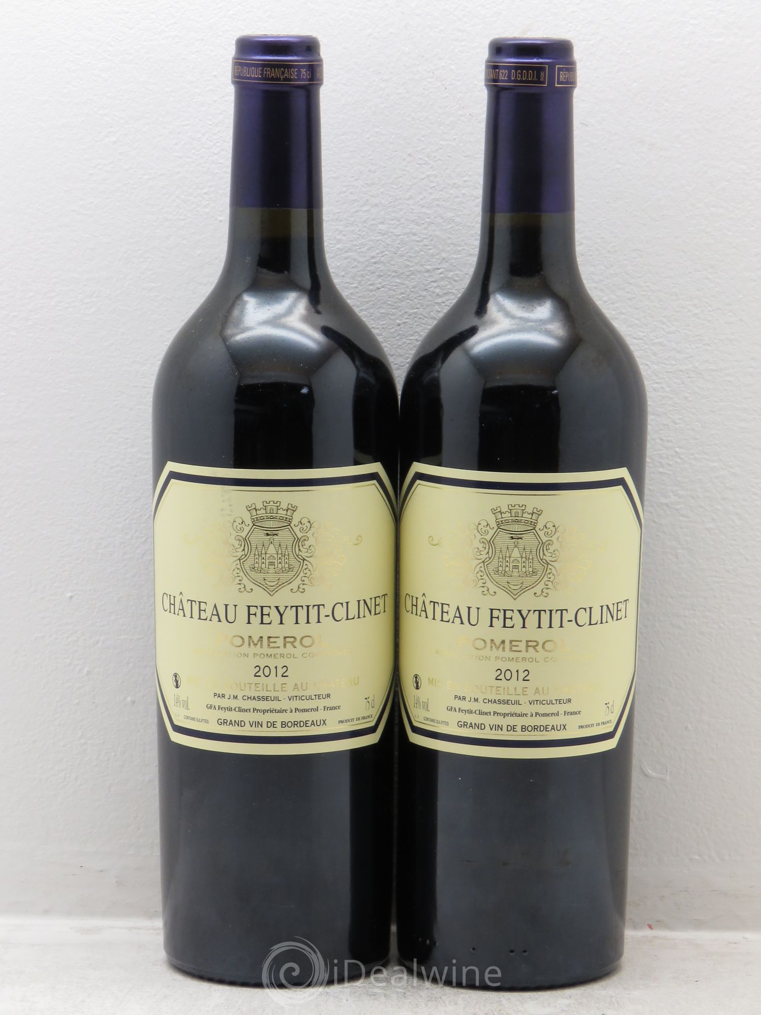 Château Feytit-Clinet 2012 - Lot de 2 bouteilles - 0