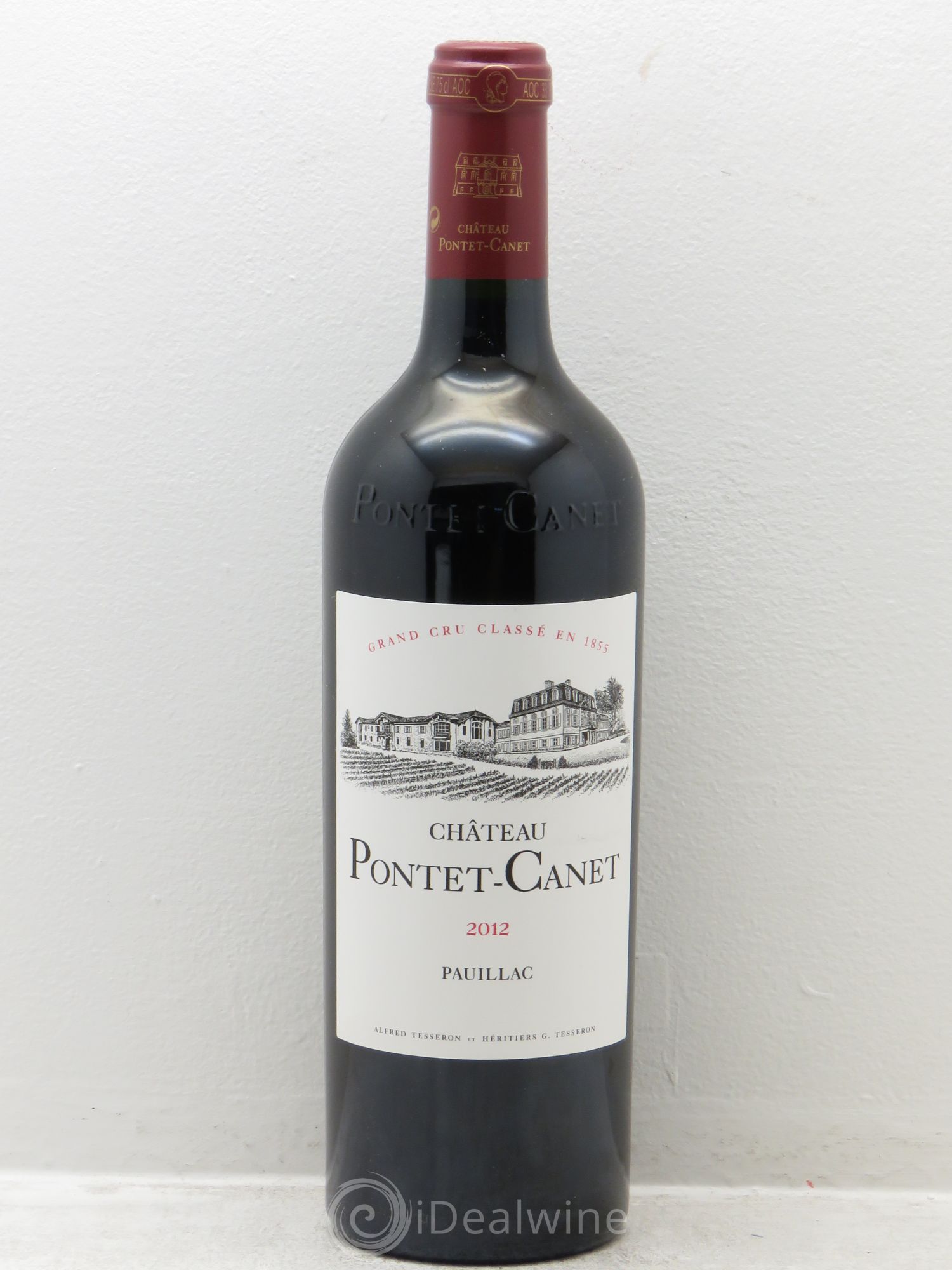 Château Pontet Canet 5ème Grand Cru Classé 2012 - Lot de 1 bouteille - 0