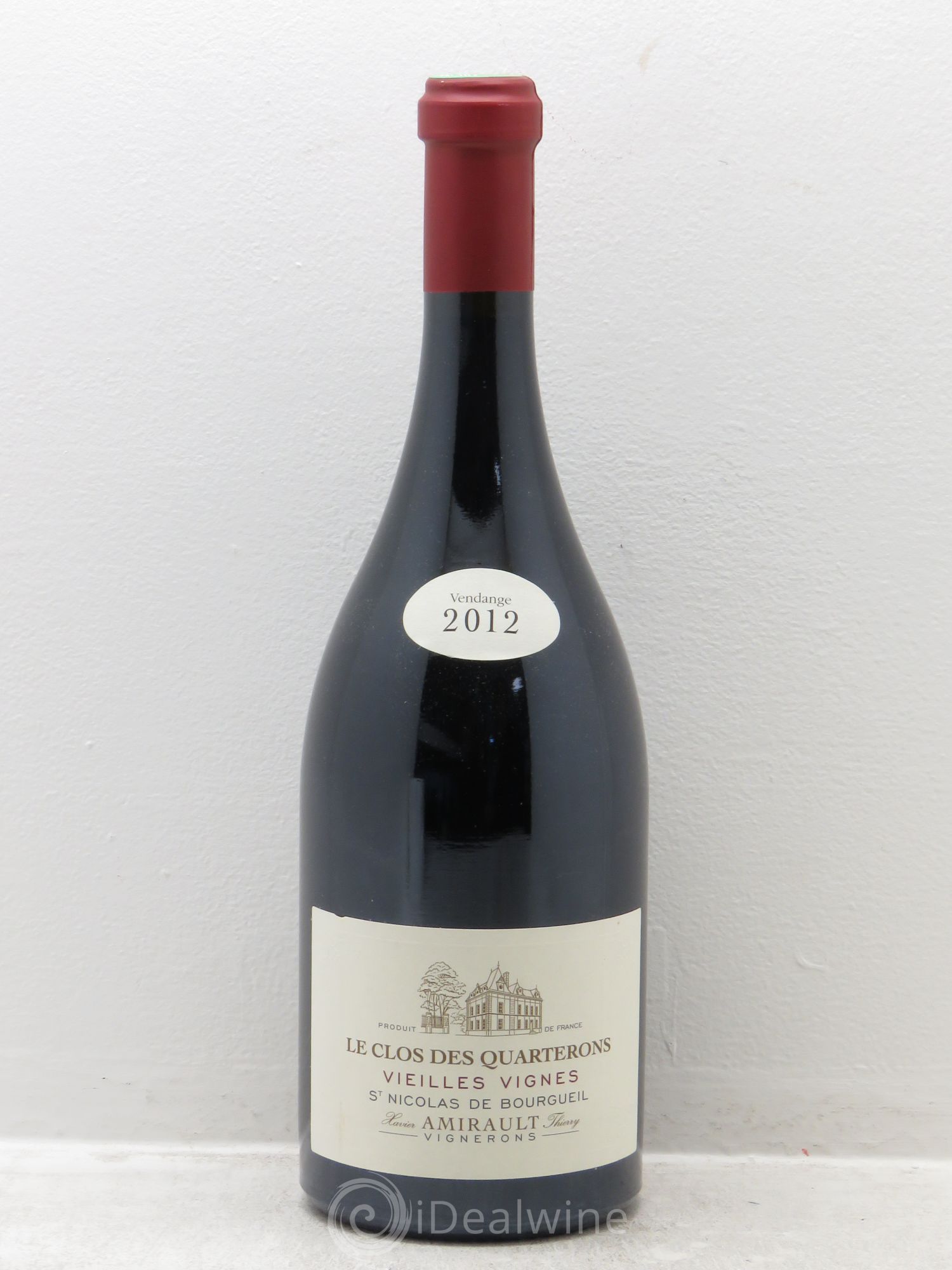 Saint-Nicolas de Bourgueil Clos des quarterons vv Amirault 2012 - Posten von 1 Flasche - 0