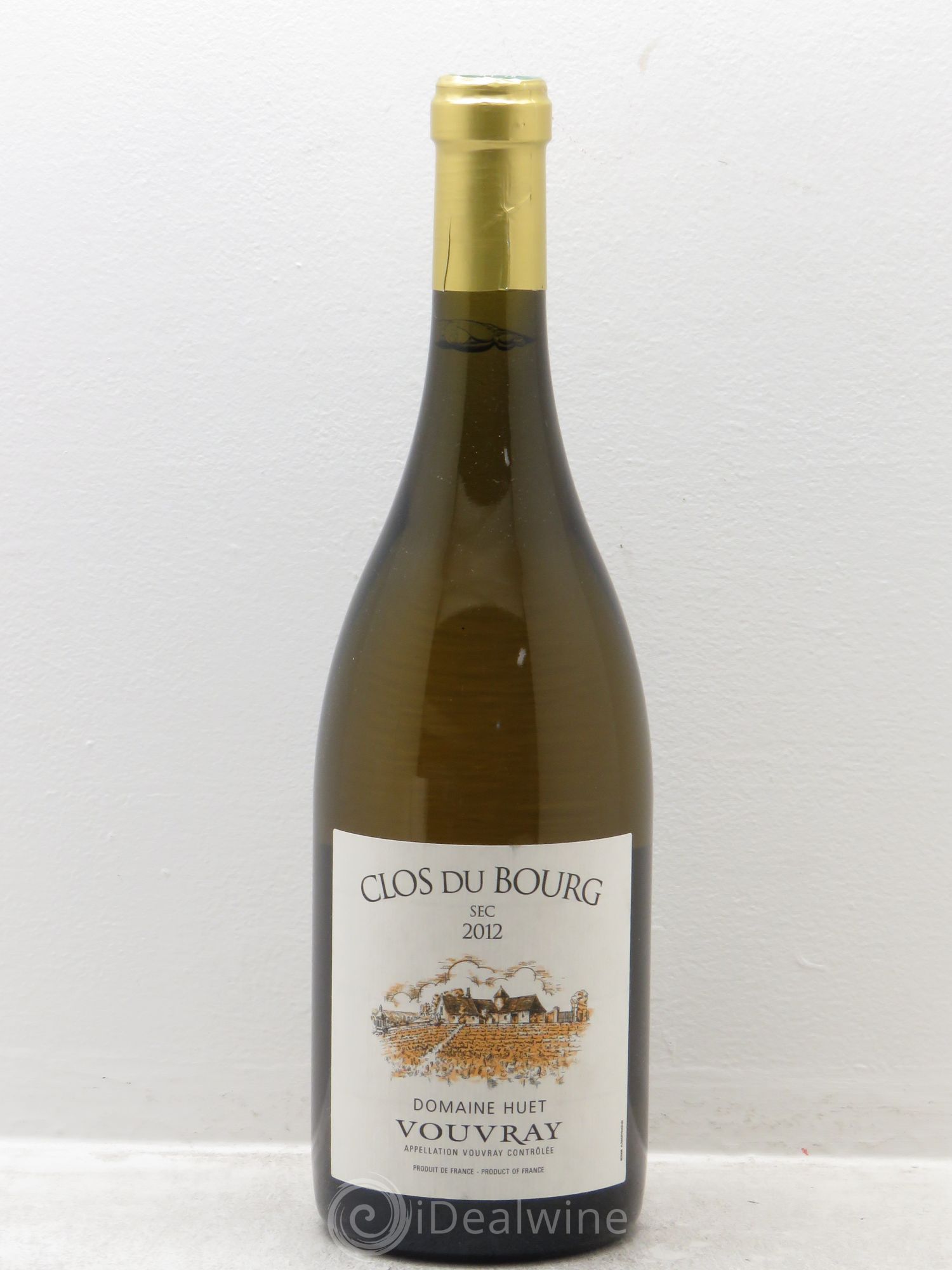 Vouvray Clos du Bourg Sec Domaine Huet 2012 - Lot de 1 bouteille - 0