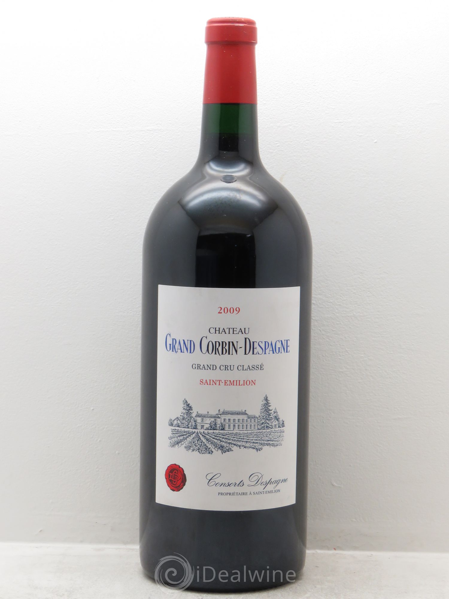 Château Grand Corbin Despagne Grand Cru Classé 2009 - Lot de 1 double magnum - 0