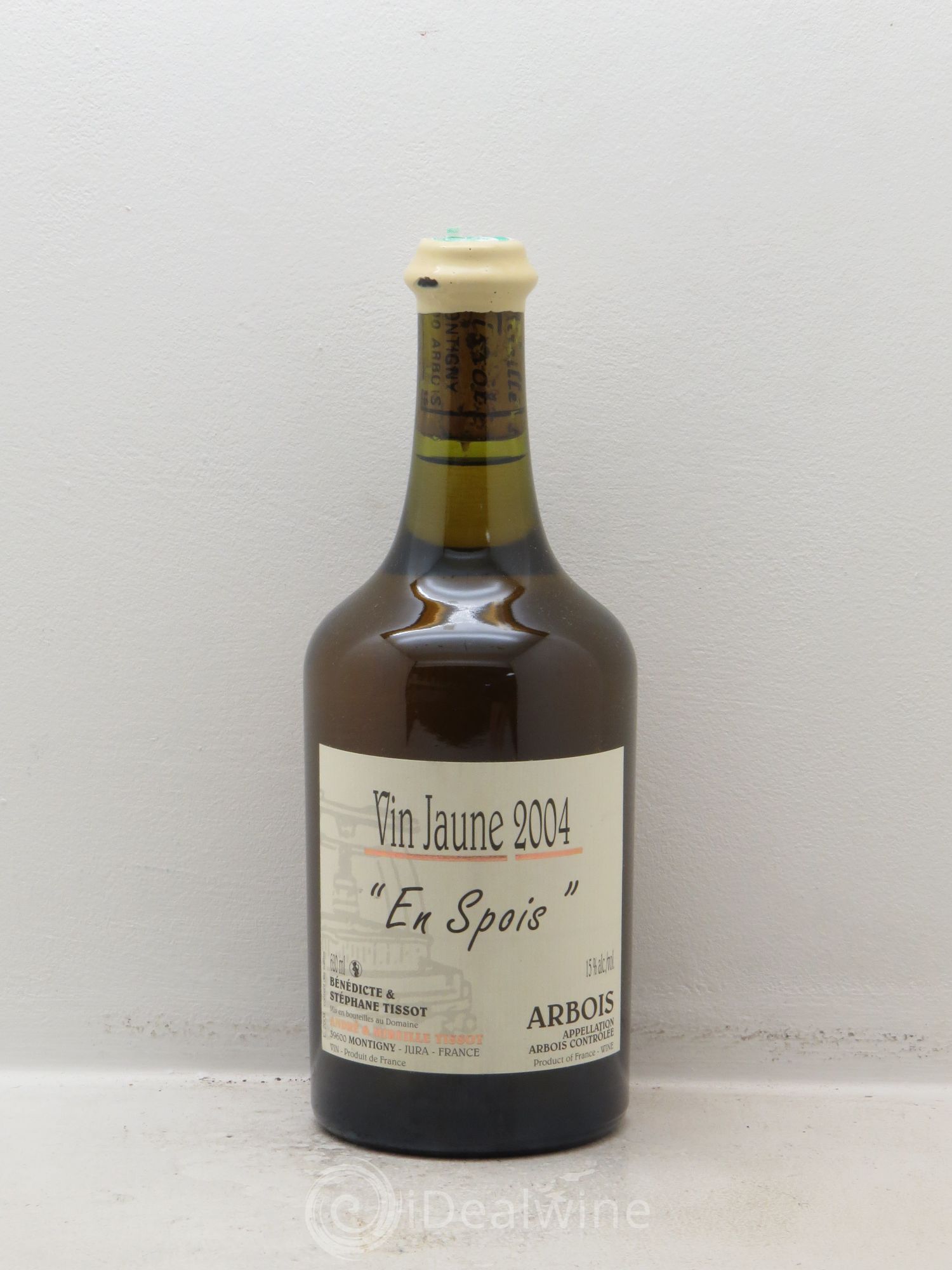 Arbois Vin Jaune En Spois - Tissot 2004 - Posten von 1 Flasche - 0