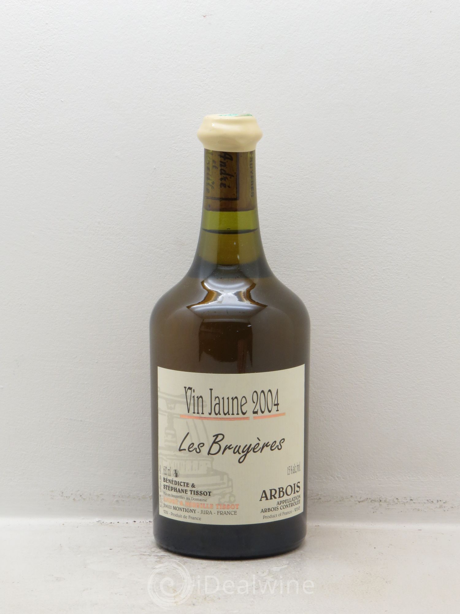 Arbois Vin Jaune Les Bruyères - Tissot 2004 - Posten von 1 Flasche - 0