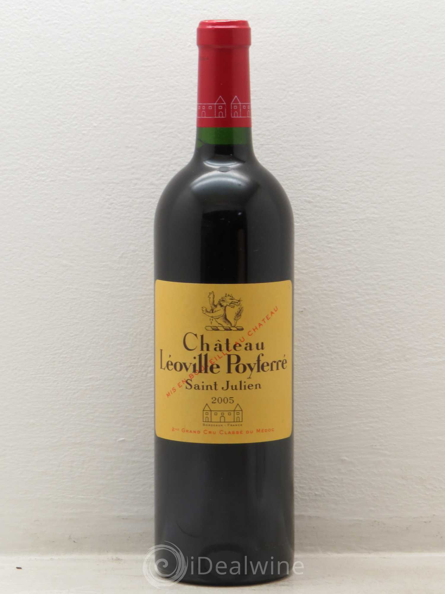 Château Léoville Poyferré 2ème Grand Cru Classé 2005 - Lot de 1 bouteille - 0