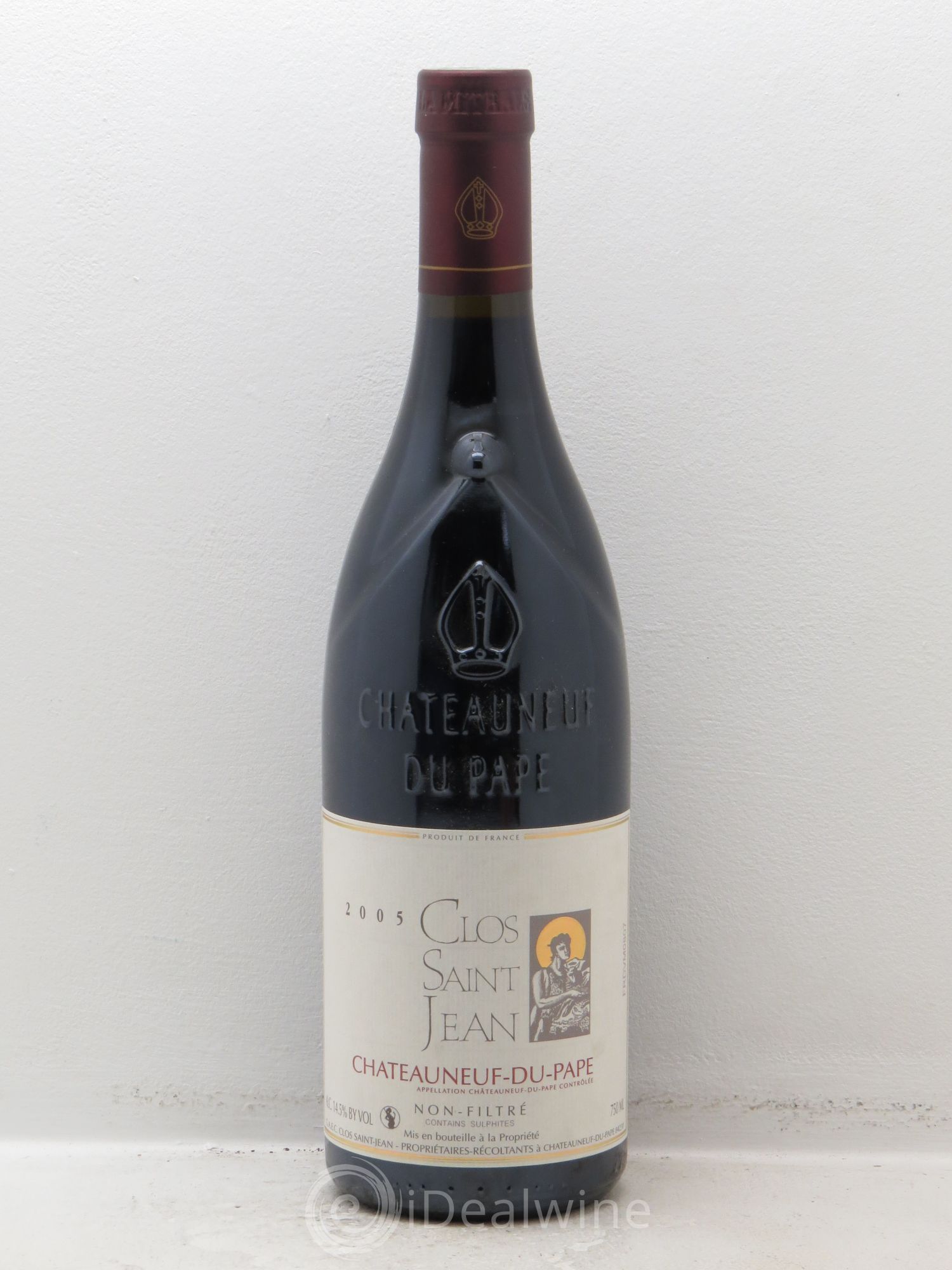 Châteauneuf-du-Pape Clos Saint-Jean Pascal et Vincent Maurel 2005 - Lot de 1 bouteille - 0