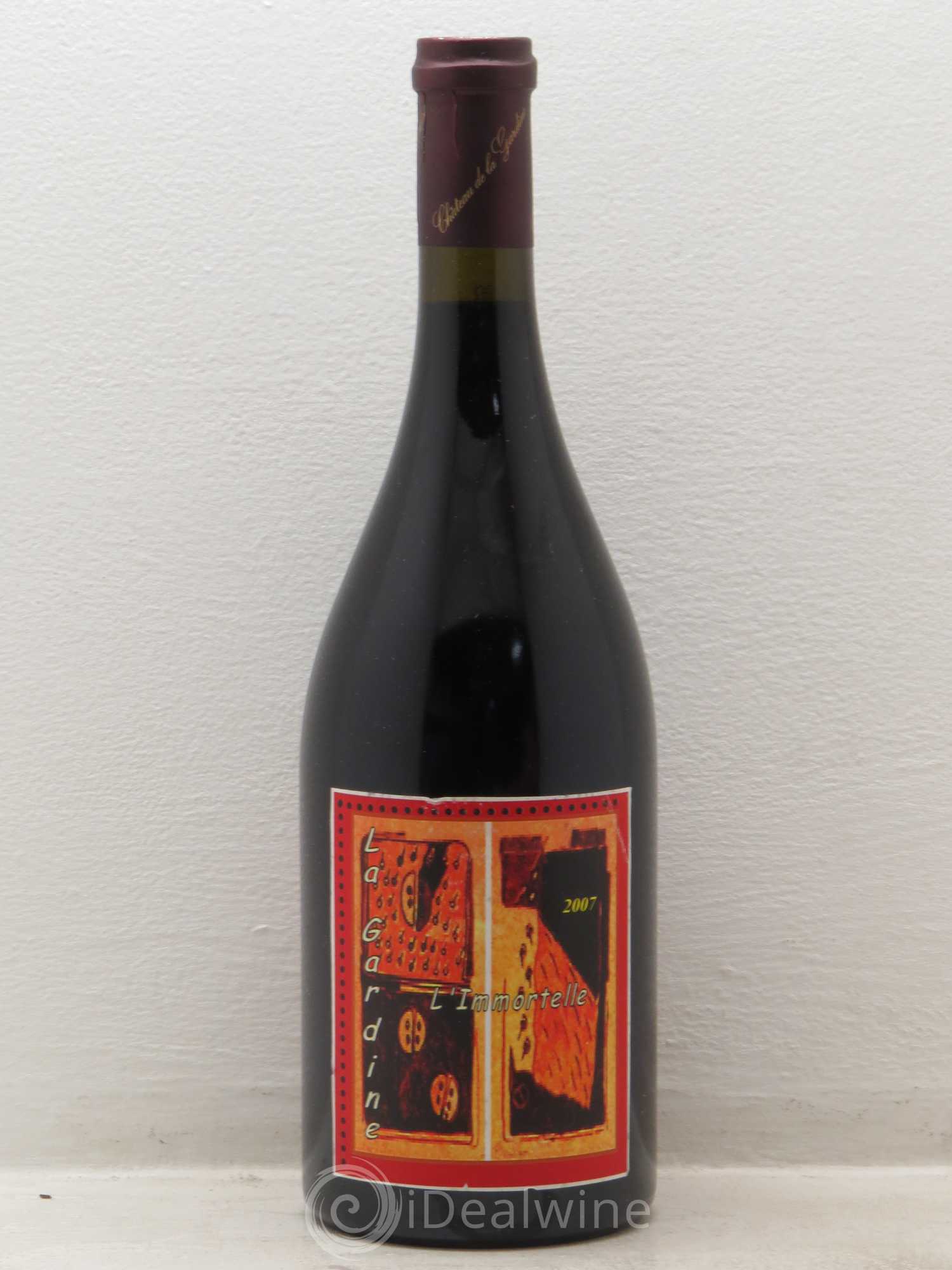 Châteauneuf-du-Pape Château de La Gardine L'Immortelle Famille Brunel 2007 - Lot de 1 bouteille - 0