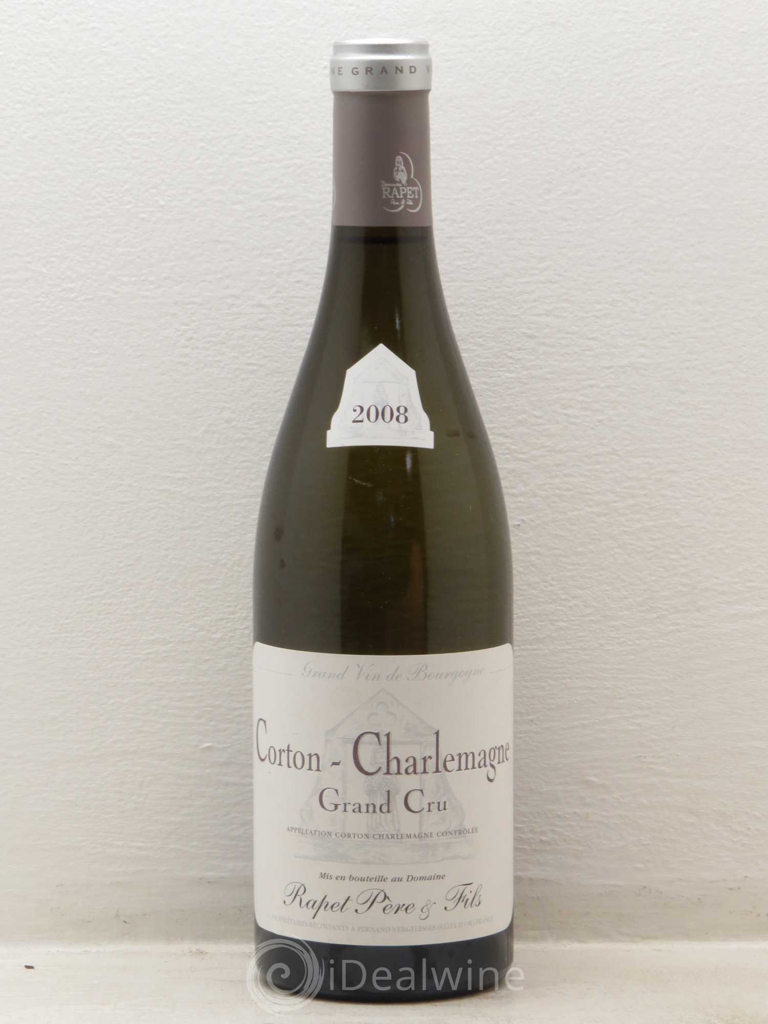Corton-Charlemagne Grand Cru Rapet Père & Fils 2008 - Posten von 1 Flasche - 0