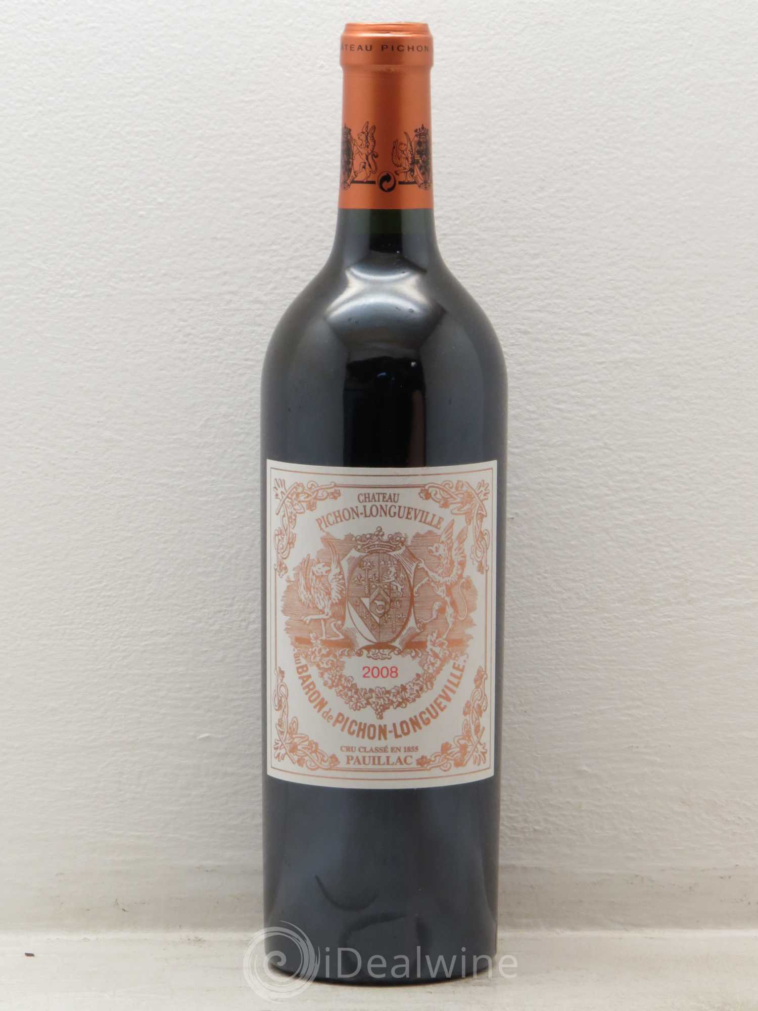 Pichon Longueville Baron 2ème Grand Cru Classé 2008 - Lot de 1 bouteille - 0