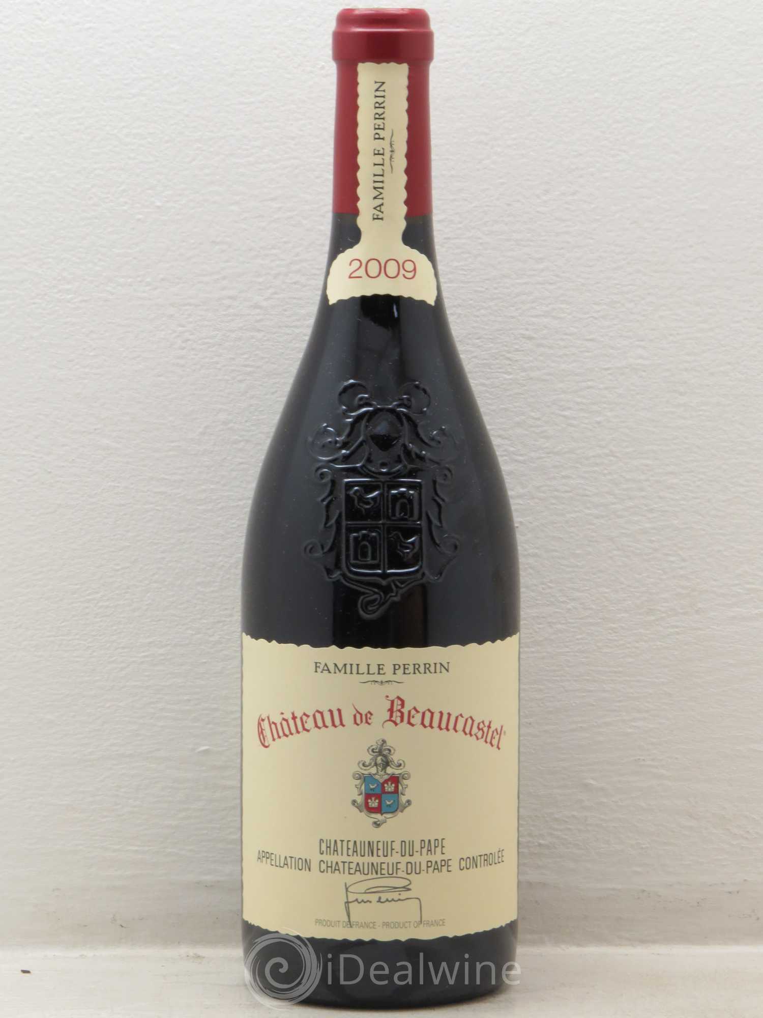 Châteauneuf-du-Pape Château de Beaucastel Famille Perrin 2009 - Lot de 1 bouteille - 0