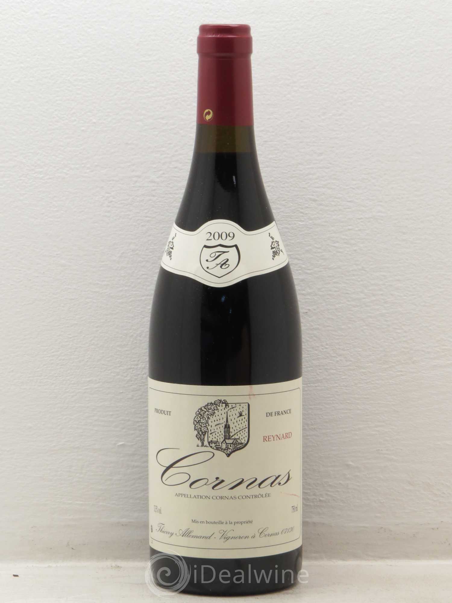 Cornas Reynard Thierry Allemand 2009 - Lot de 1 bouteille - 0