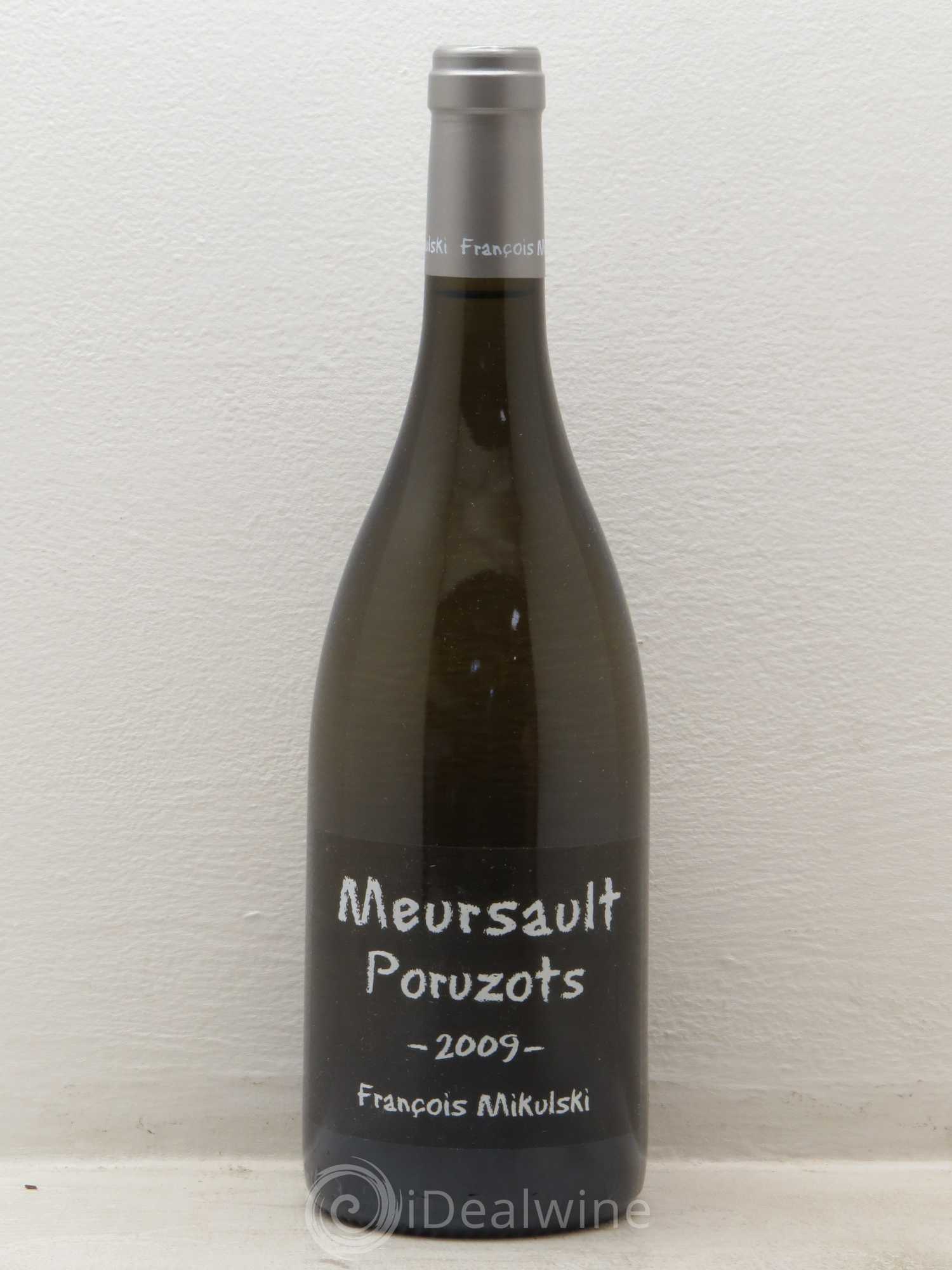 Meursault 1er Cru Poruzots François Mikulski 2009 - Lot de 1 bouteille - 0